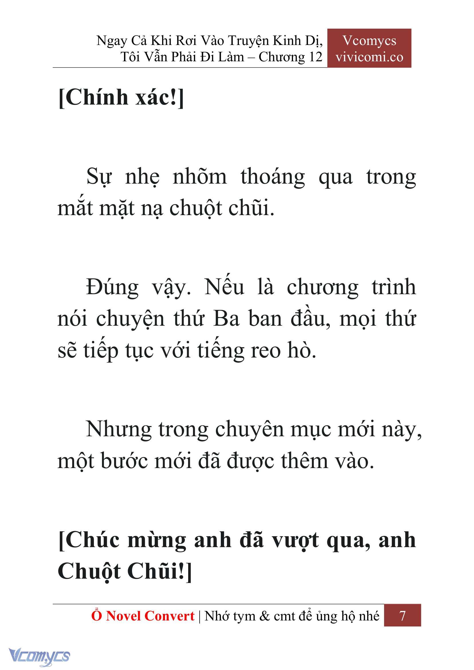 [Novel] Ngay Cả Khi Rơi Vào Truyện Kinh Dị, Tôi Vẫn Phải Đi Làm Chap 12 - Trang 2