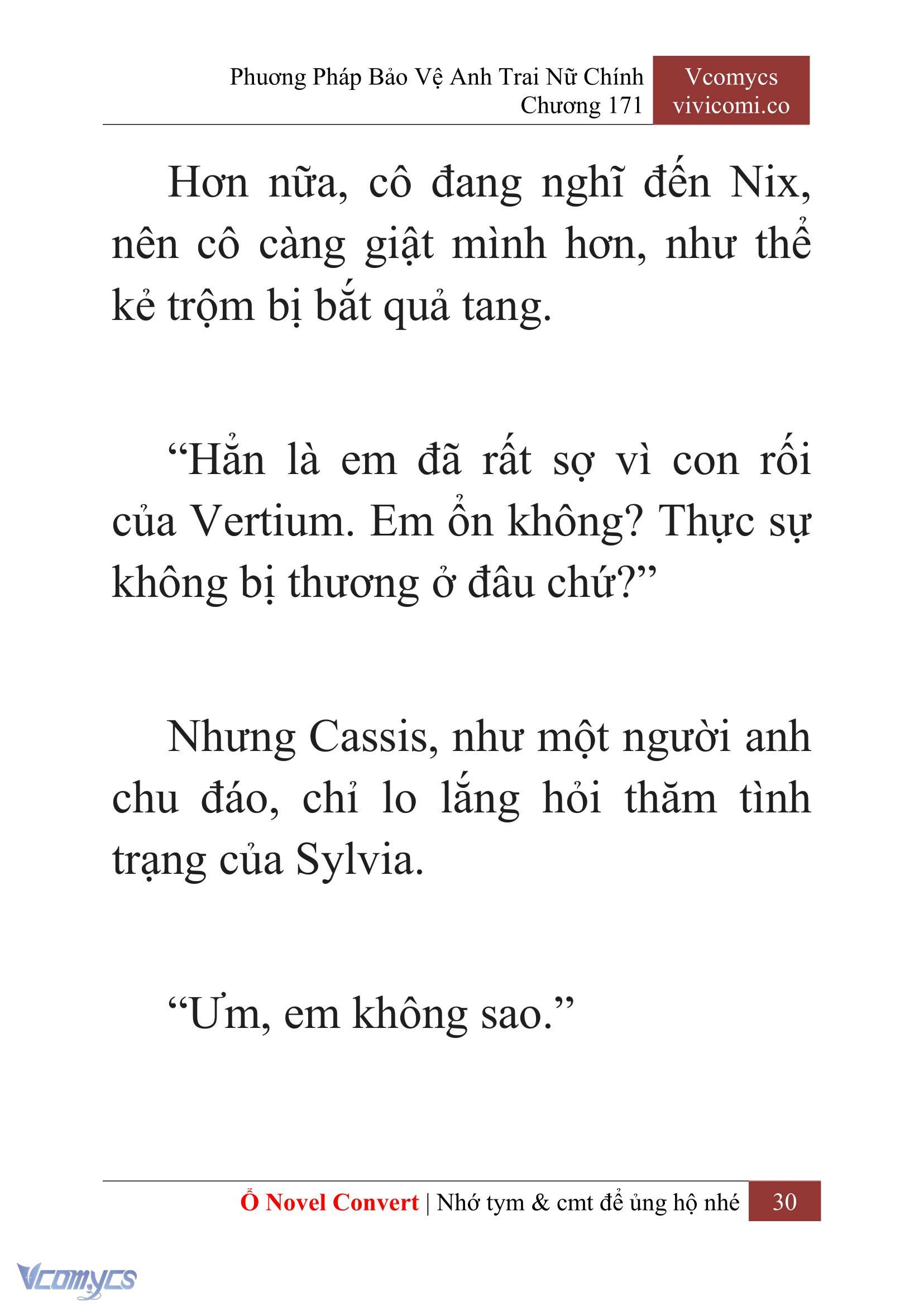 [Novel] Phương Pháp Bảo Vệ Anh Trai Nữ Chính Chap 171 - Trang 2