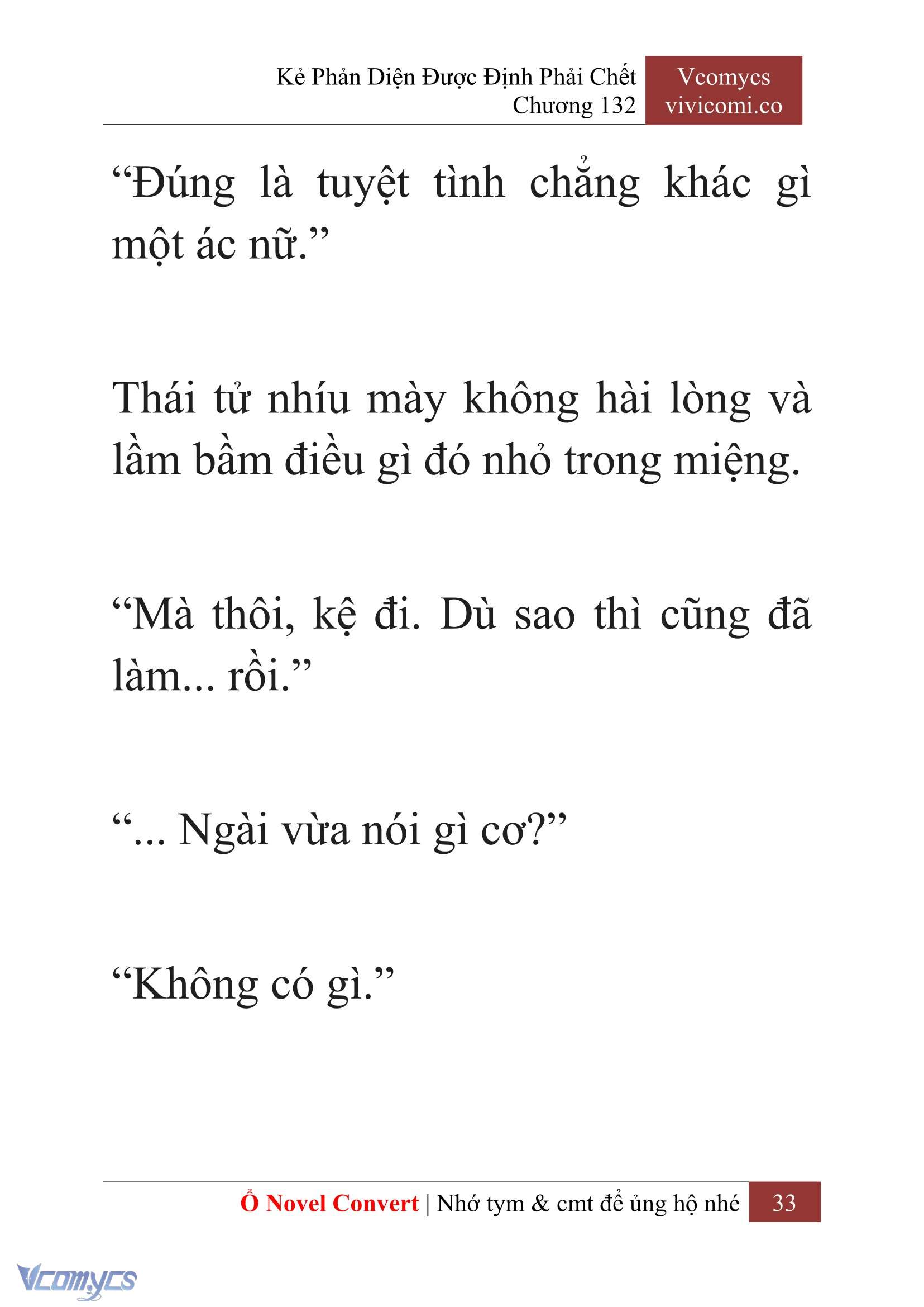 [Novel] Kẻ Phản Diện Được Định Phải Chết Chap 132 - Trang 2