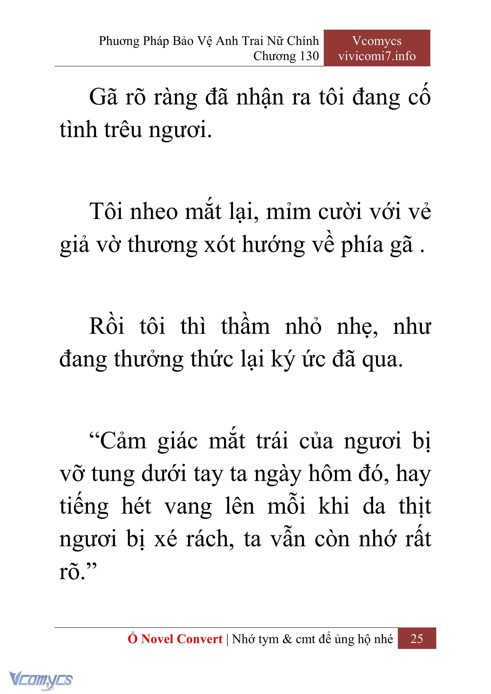 [Novel] Phương Pháp Bảo Vệ Anh Trai Nữ Chính Chap 130 - Next Chap 131