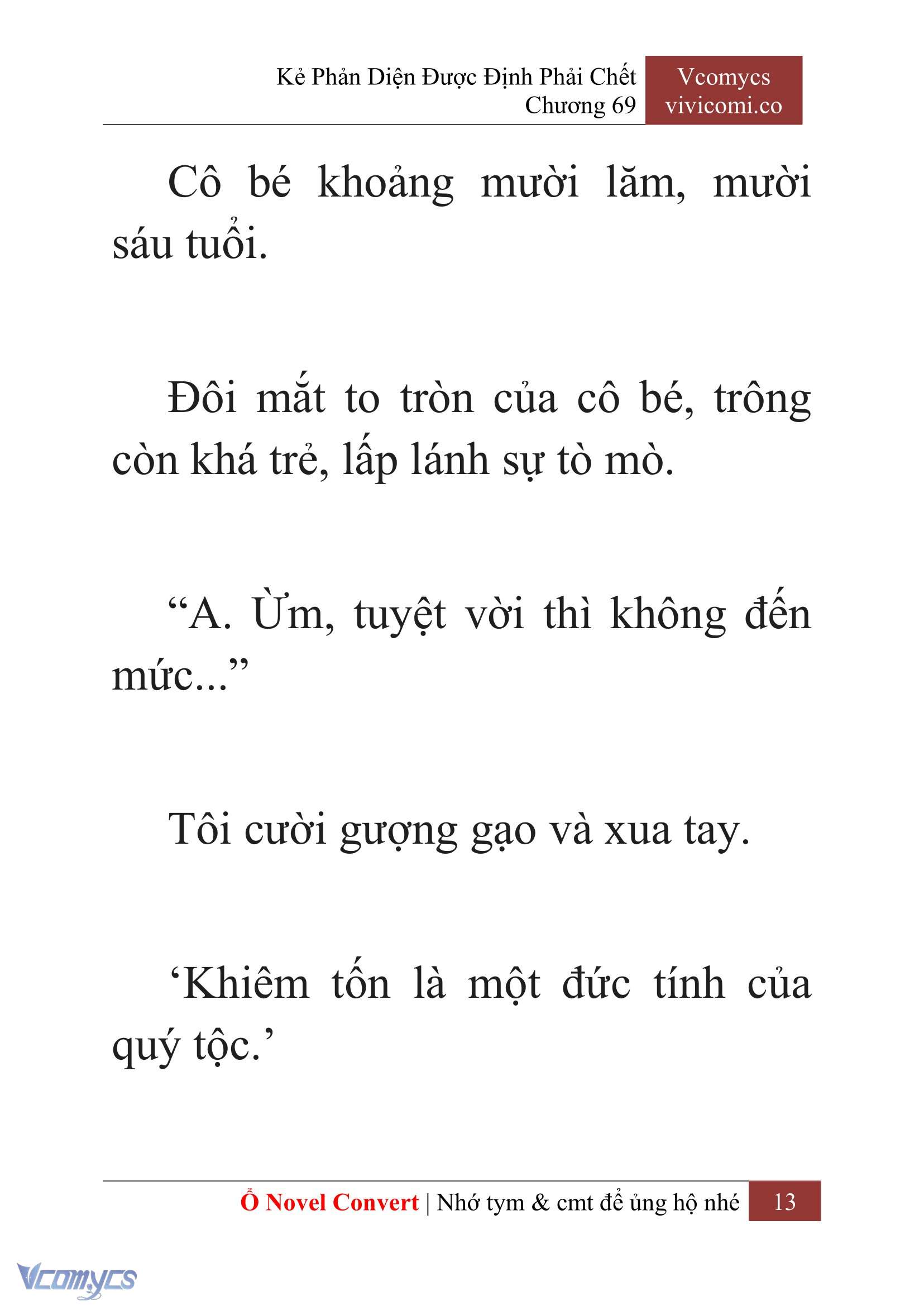 [Novel] Kẻ Phản Diện Được Định Phải Chết Chap 69 - Trang 2