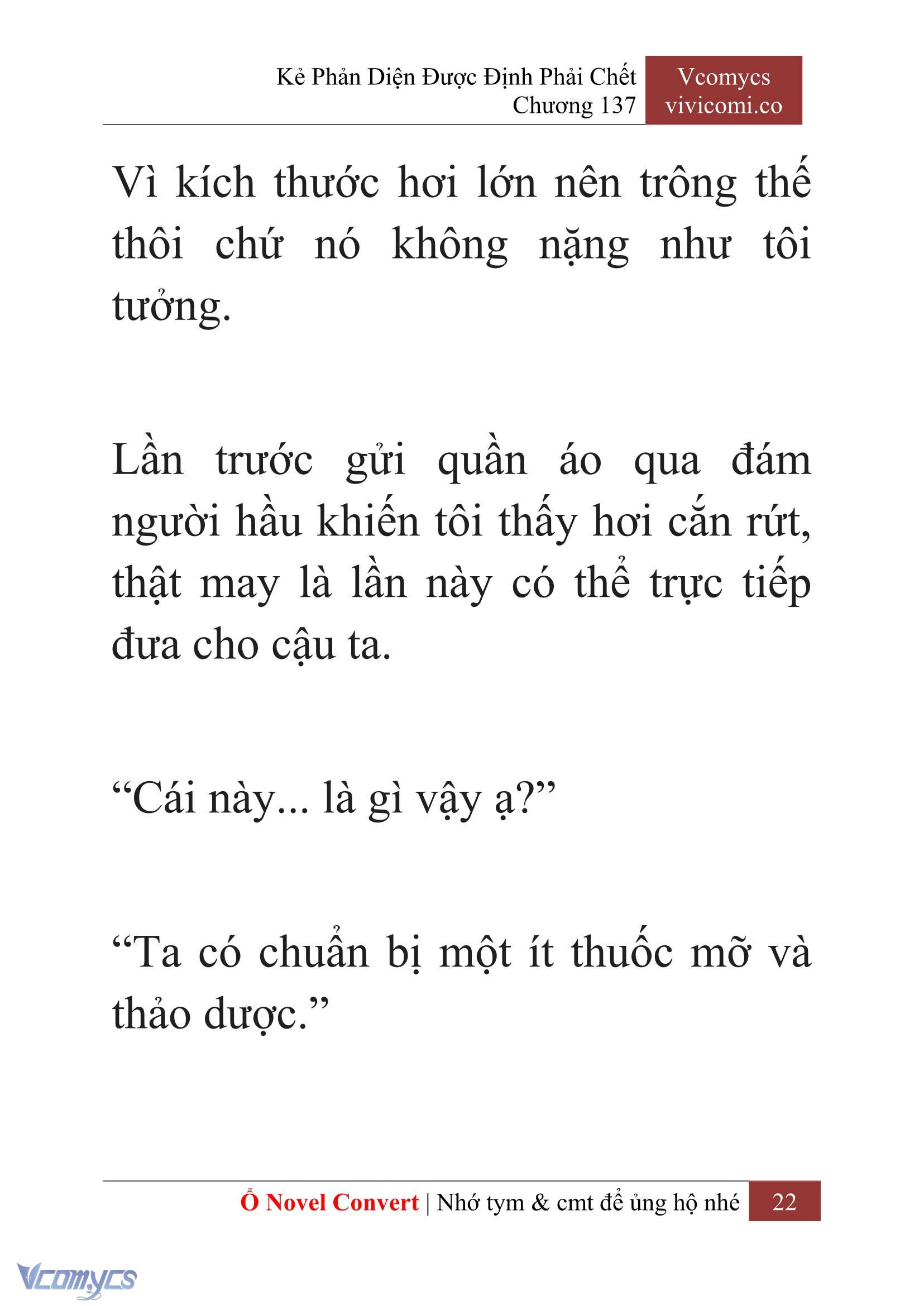 [Novel] Kẻ Phản Diện Được Định Phải Chết Chap 137 - Trang 2