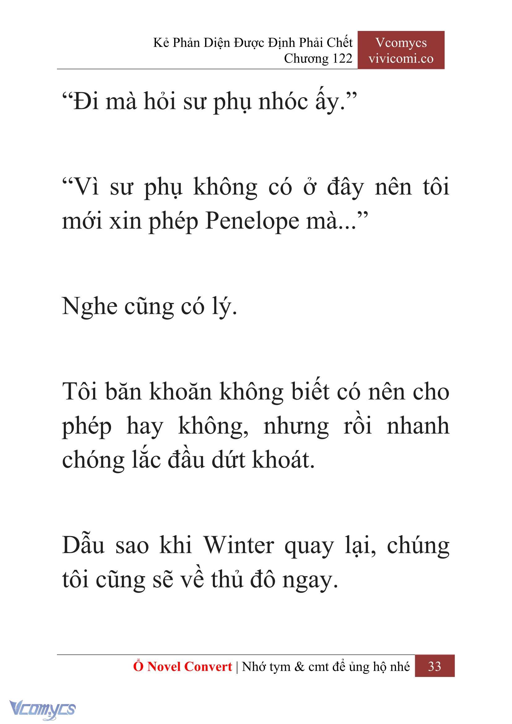 [Novel] Kẻ Phản Diện Được Định Phải Chết Chap 122 - Next Chap 123