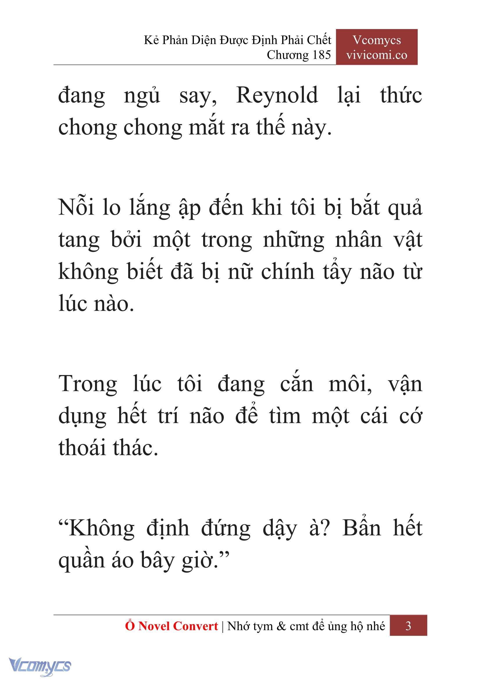 [Novel] Kẻ Phản Diện Được Định Phải Chết Chap 185 - Trang 2