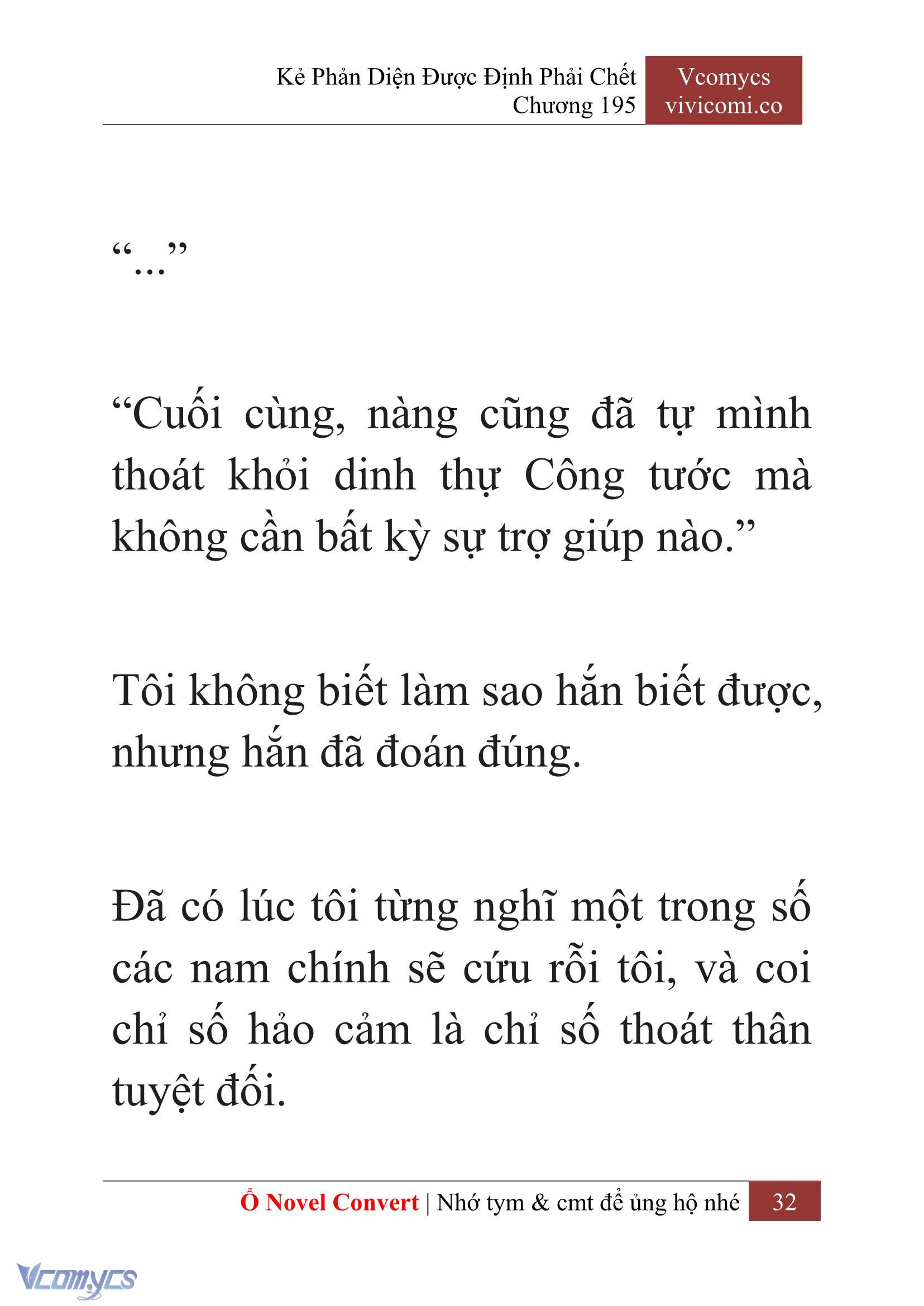 [Novel] Kẻ Phản Diện Được Định Phải Chết Chap 195 - Trang 2