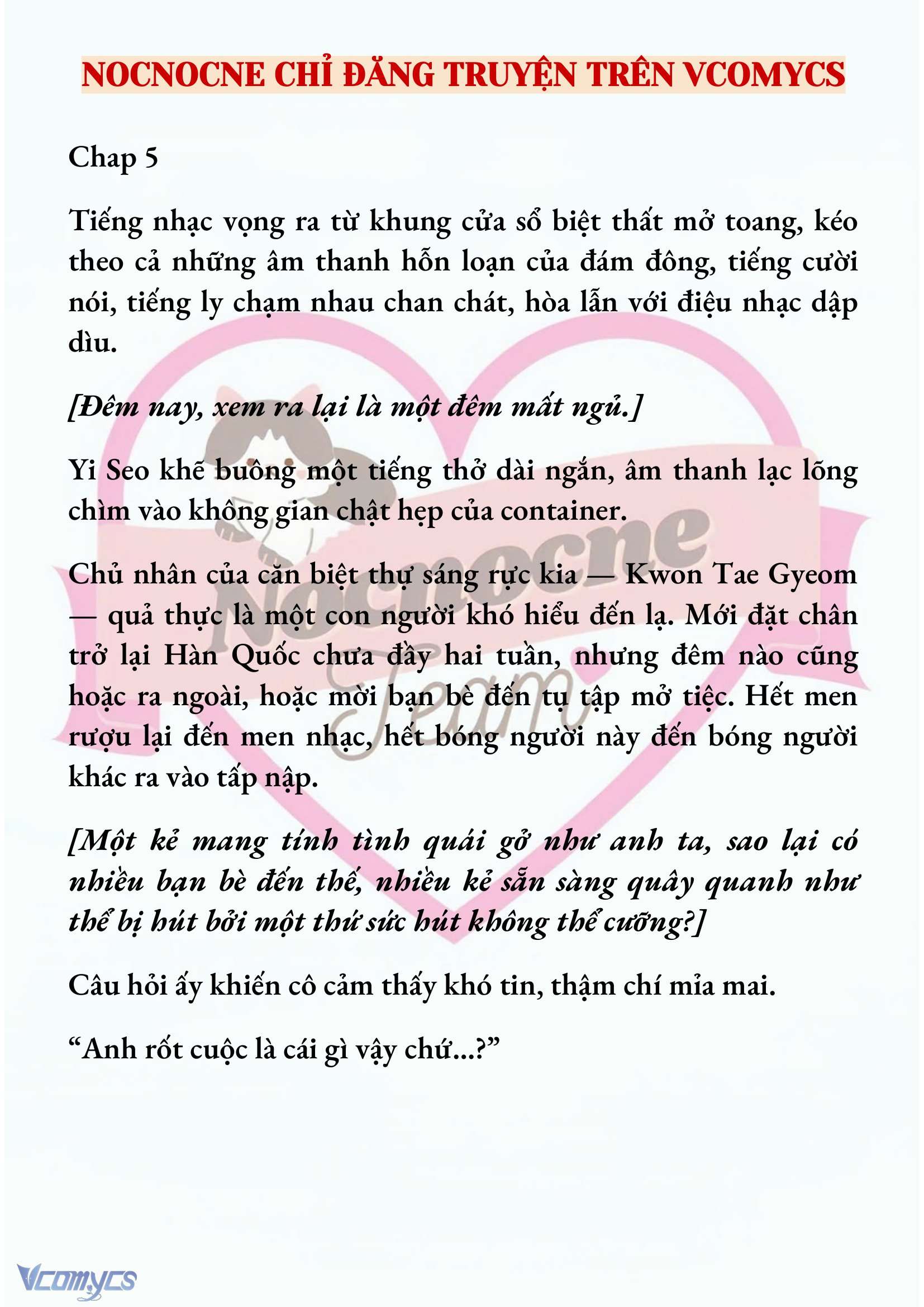 [NOVEL] NGỌN ĐÈN BIỆT VIỆN KHÔNG BAO GIỜ TẮT Chap 5 - Trang 2