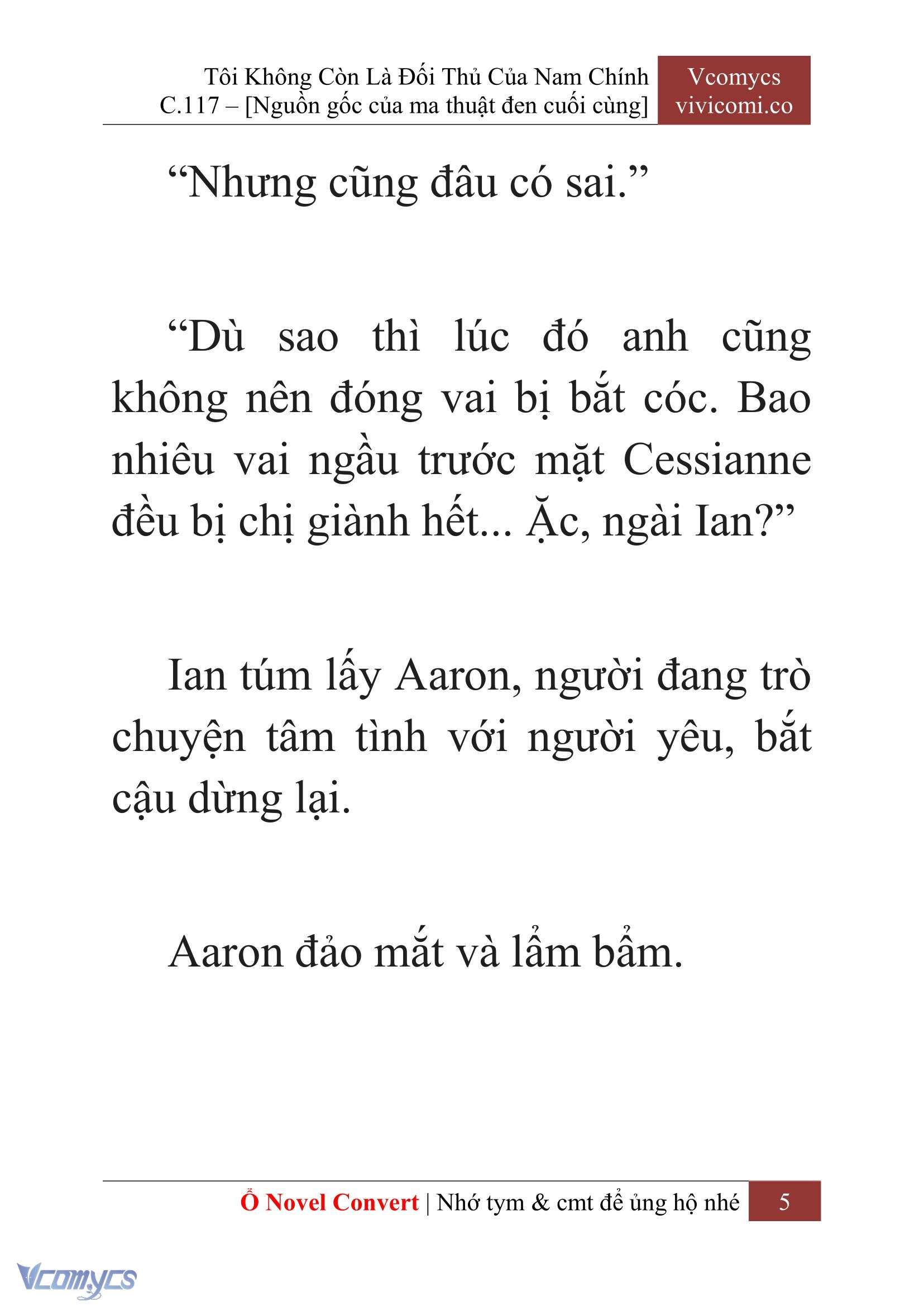 [Novel] Tôi Không Còn Là Đối Thủ Của Nam Chính Chap 117 - Trang 2