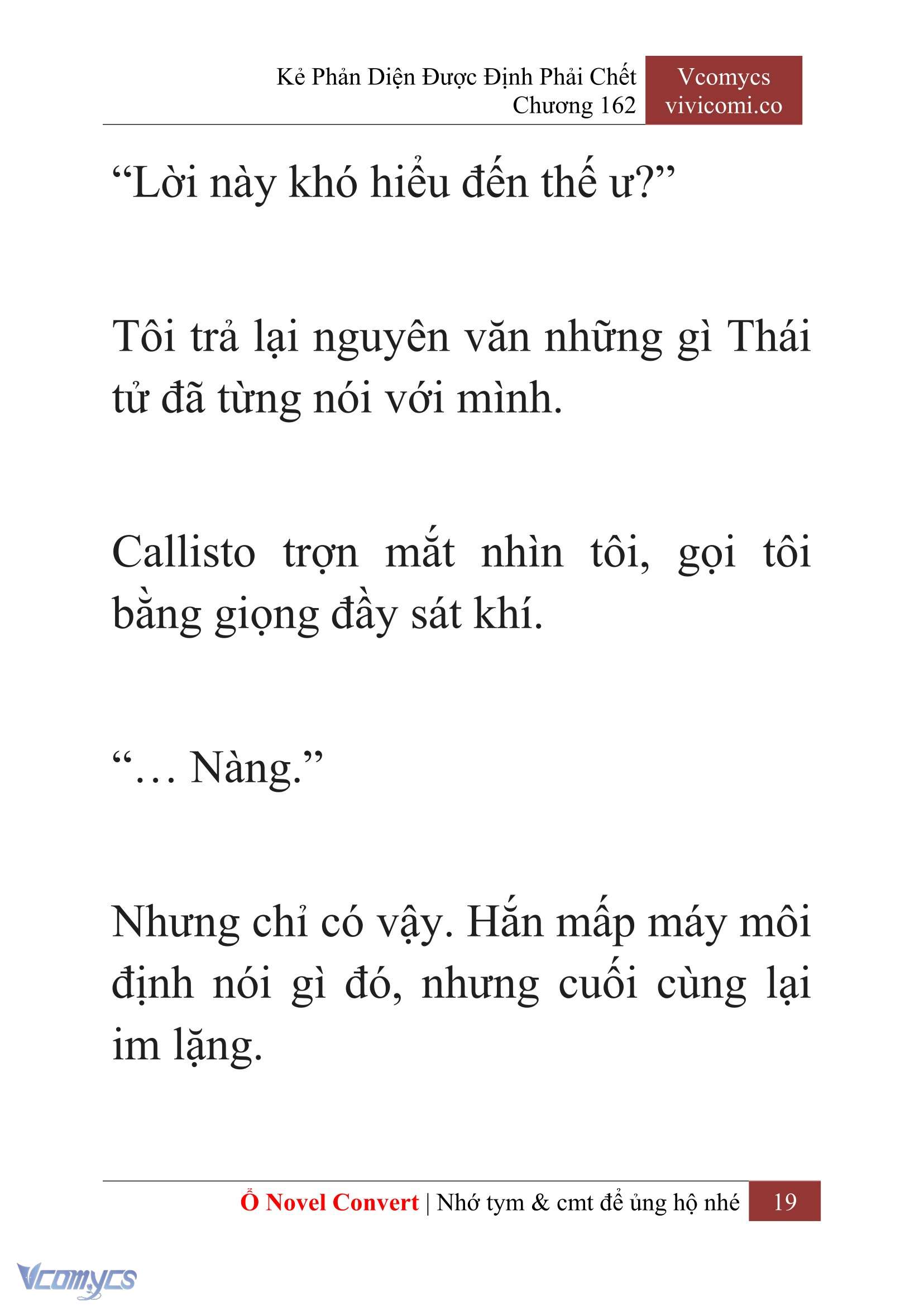 [Novel] Kẻ Phản Diện Được Định Phải Chết Chap 162 - Next Chap 163