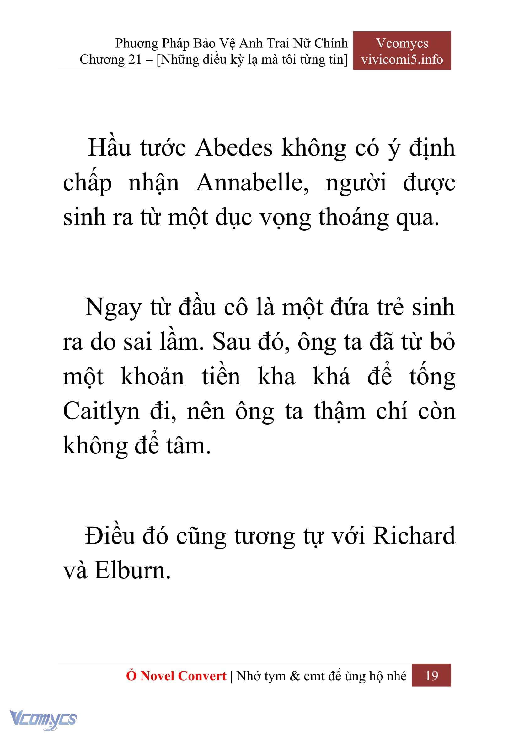 [Novel] Tôi Không Còn Là Đối Thủ Của Nam Chính Chap 21 - Trang 2