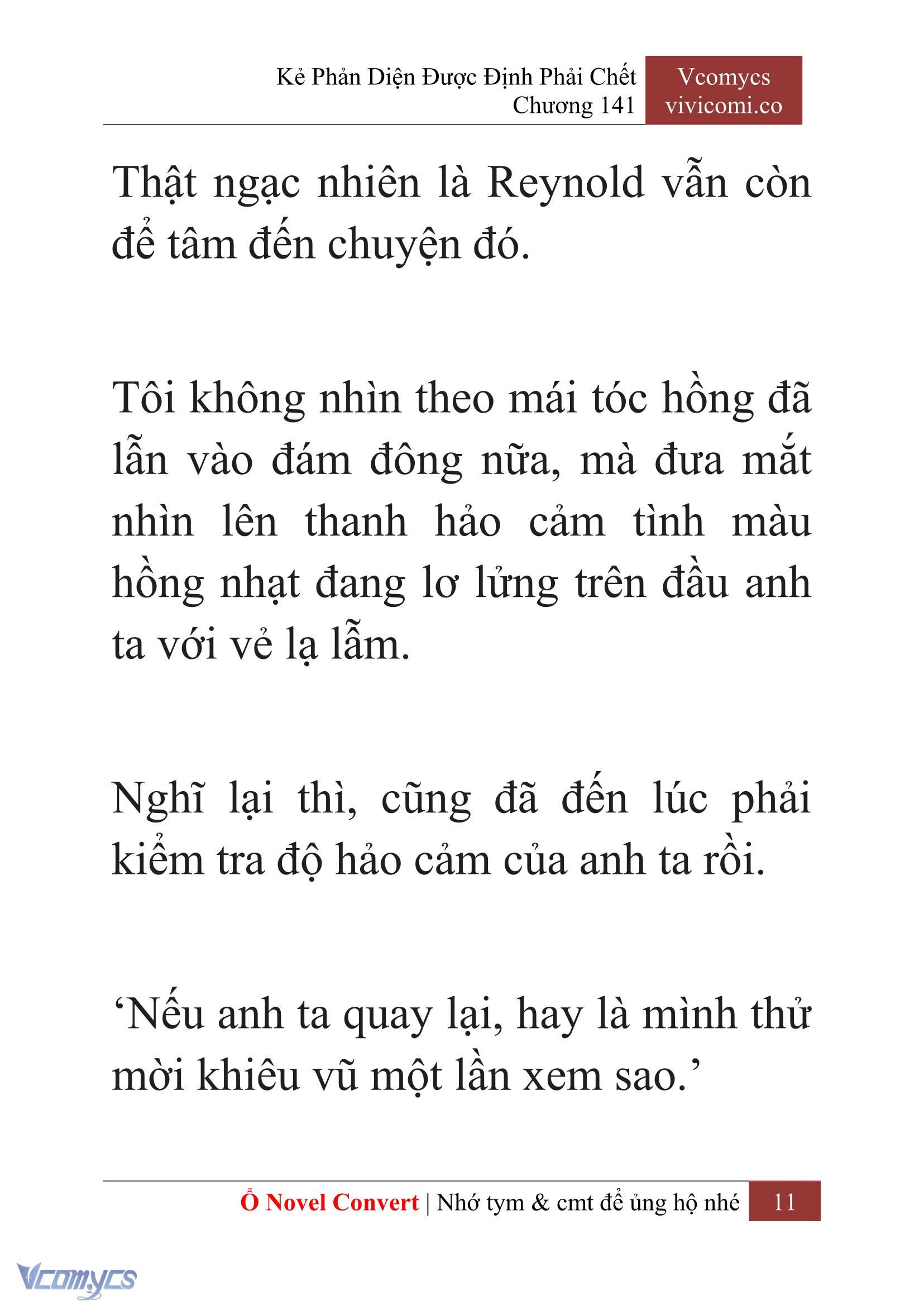 [Novel] Kẻ Phản Diện Được Định Phải Chết Chap 141 - Trang 2