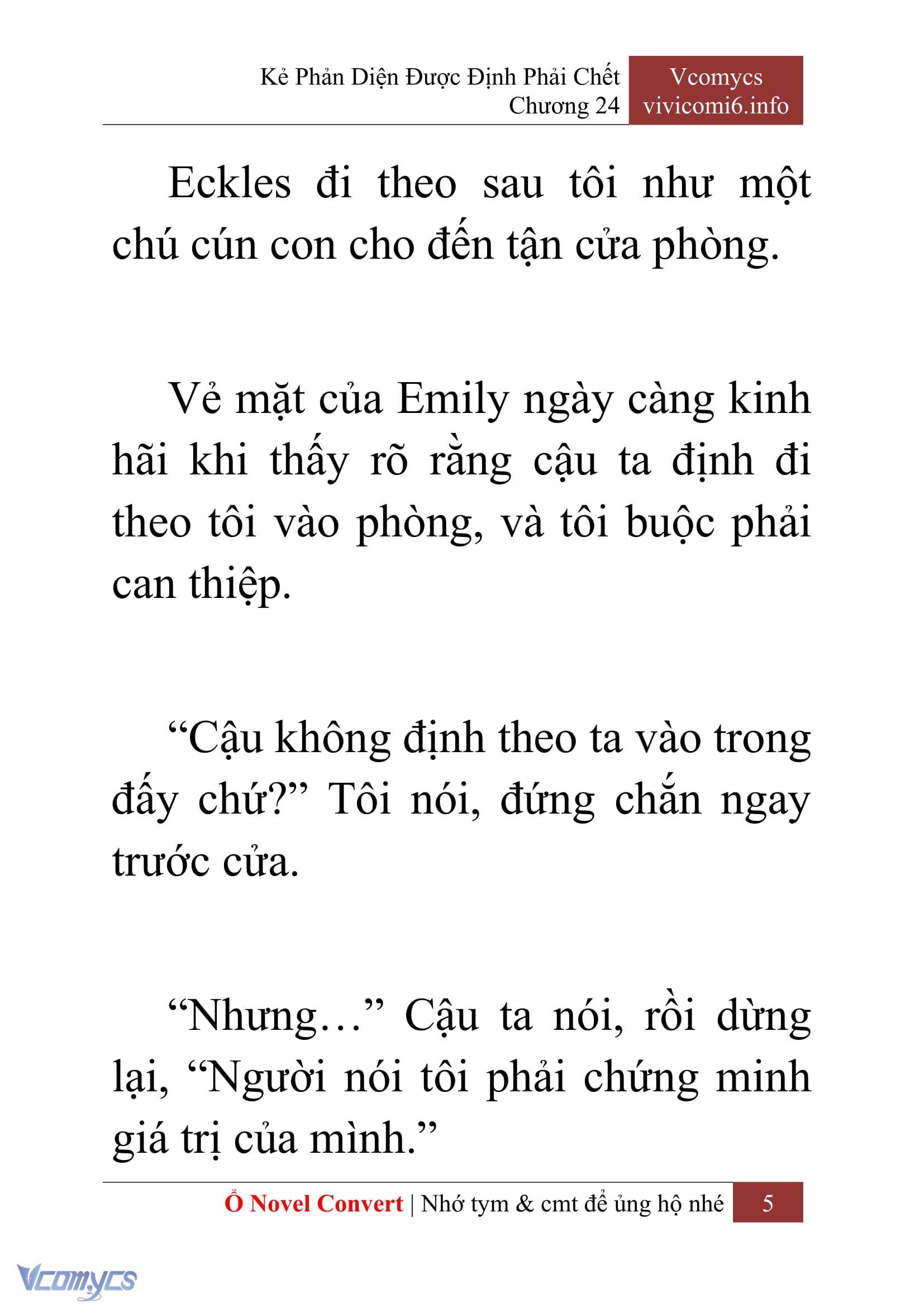 [Novel] Kẻ Phản Diện Được Định Phải Chết Chap 24 - Trang 2