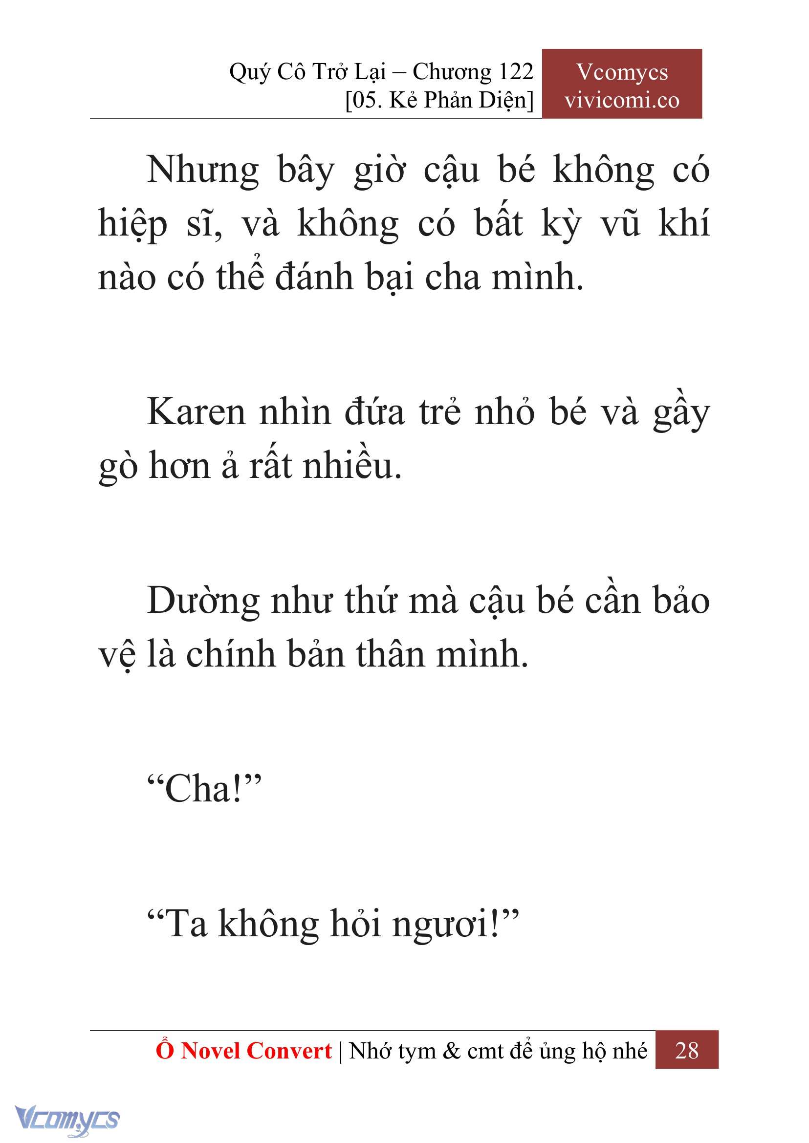 [Novel] Quý Cô Trở Lại Chap 122 - Trang 2