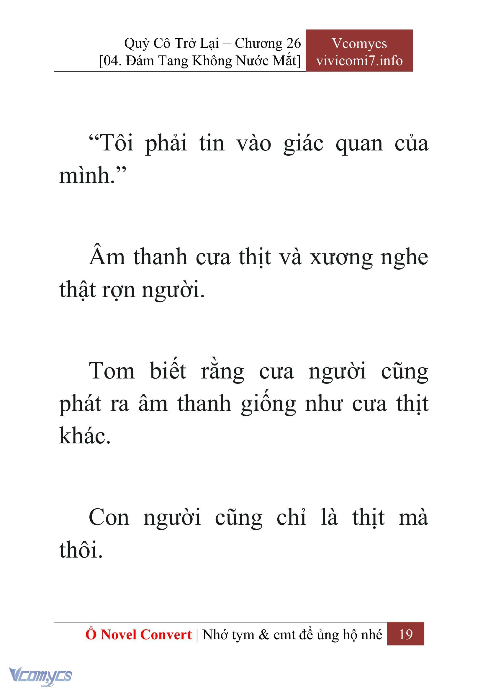 [Novel] Quý Cô Trở Lại Chap 26 - Trang 2