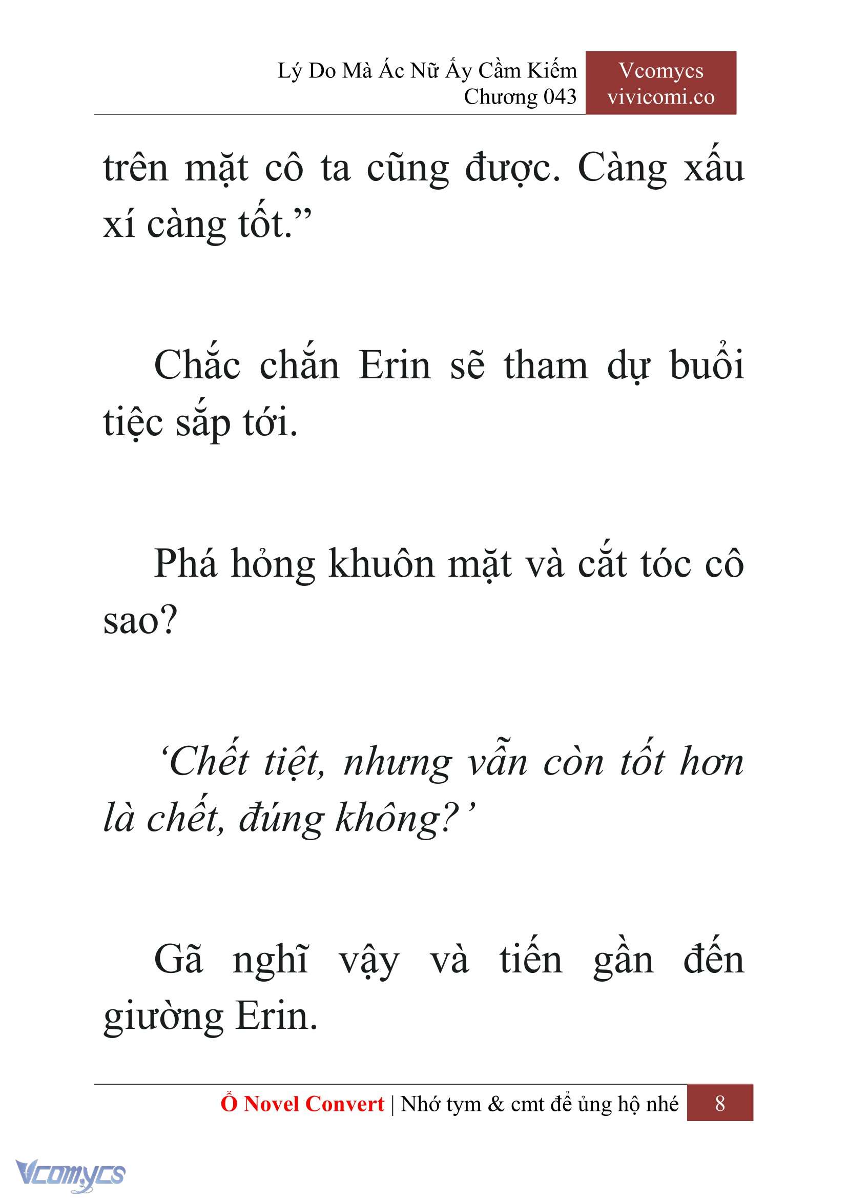 [Novel] Lý Do Mà Ác Nữ Ấy Cầm Kiếm Chap 43 - Next Chap 44