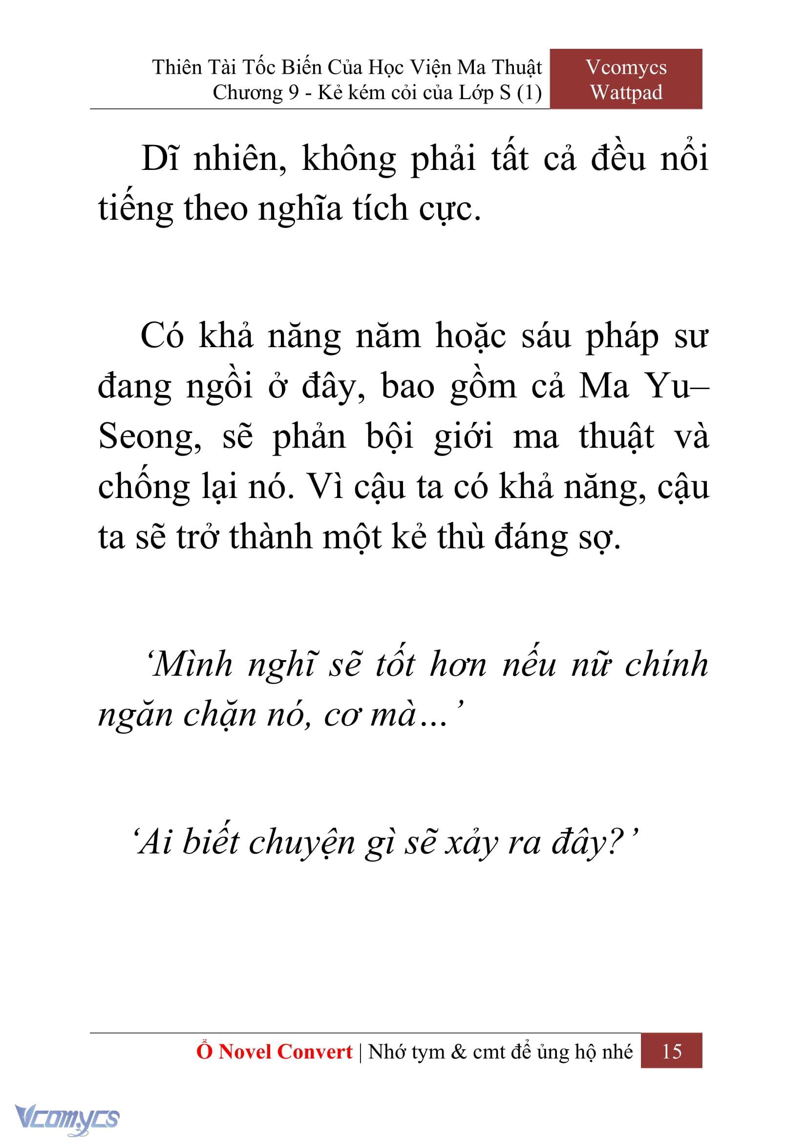[Novel] Thiên Tài Tốc Biến Của Học Viện Ma Thuật Chap 9 - Trang 2