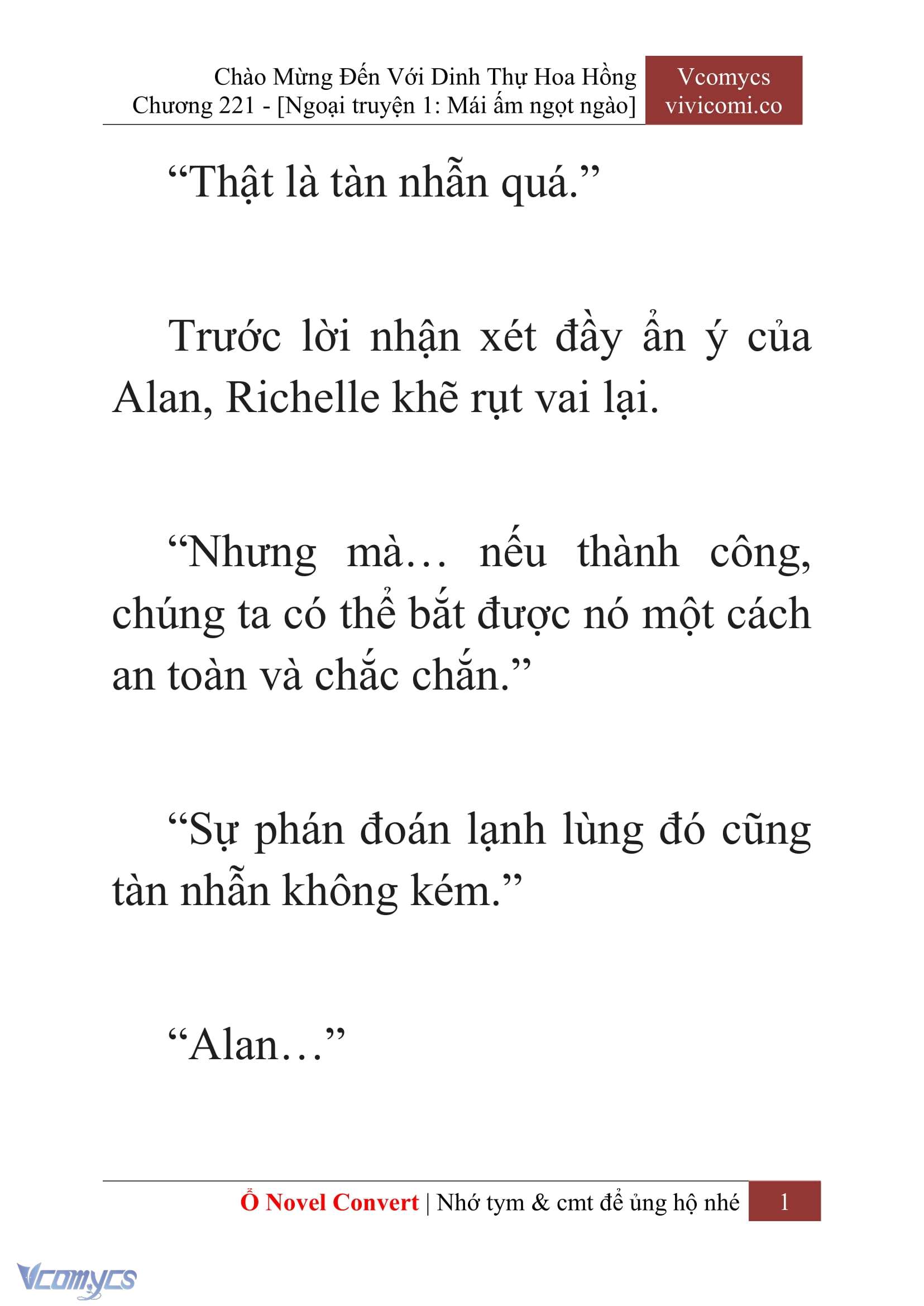 [Novel] Chào Mừng Đến Với Dinh Thự Hoa Hồng Chap 221 - Next Chap 222