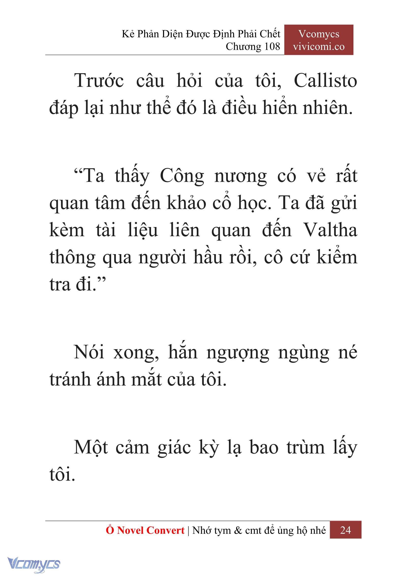 [Novel] Kẻ Phản Diện Được Định Phải Chết Chap 108 - Next Chap 109