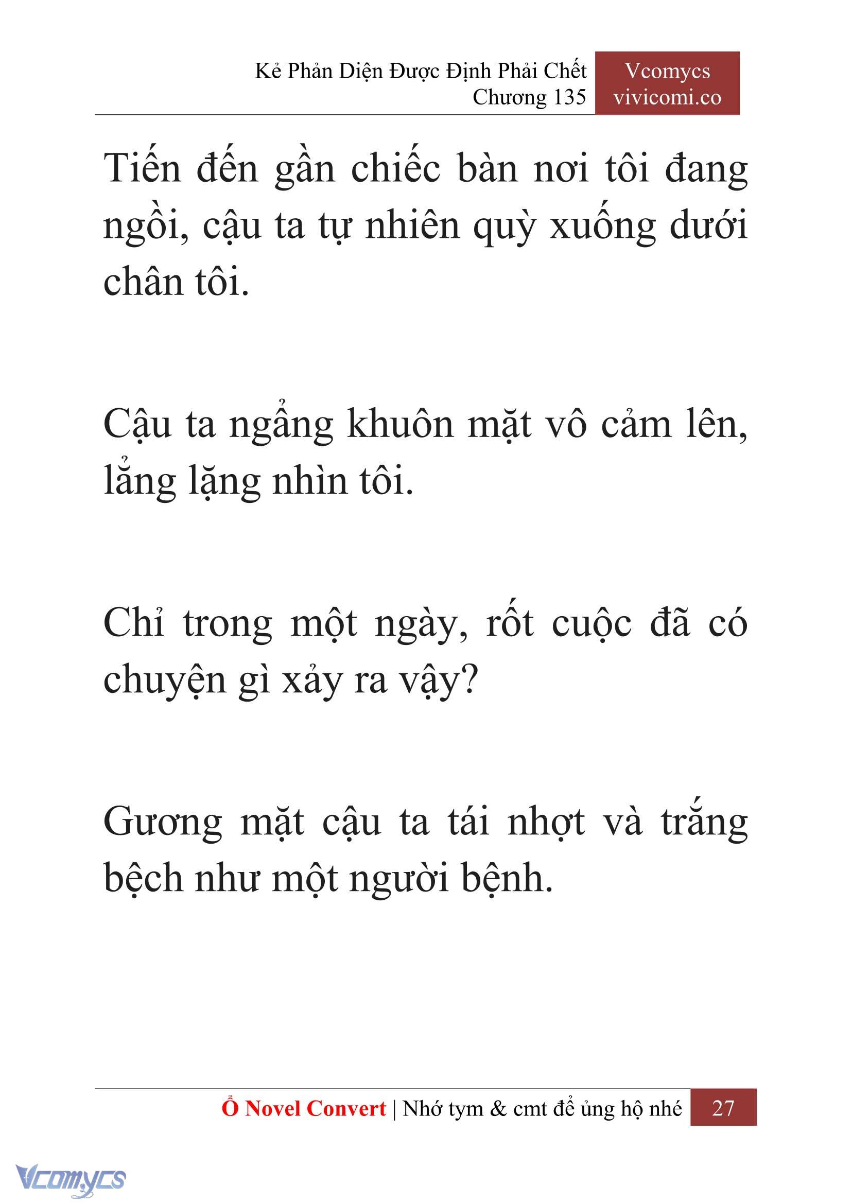 [Novel] Kẻ Phản Diện Được Định Phải Chết Chap 135 - Trang 2