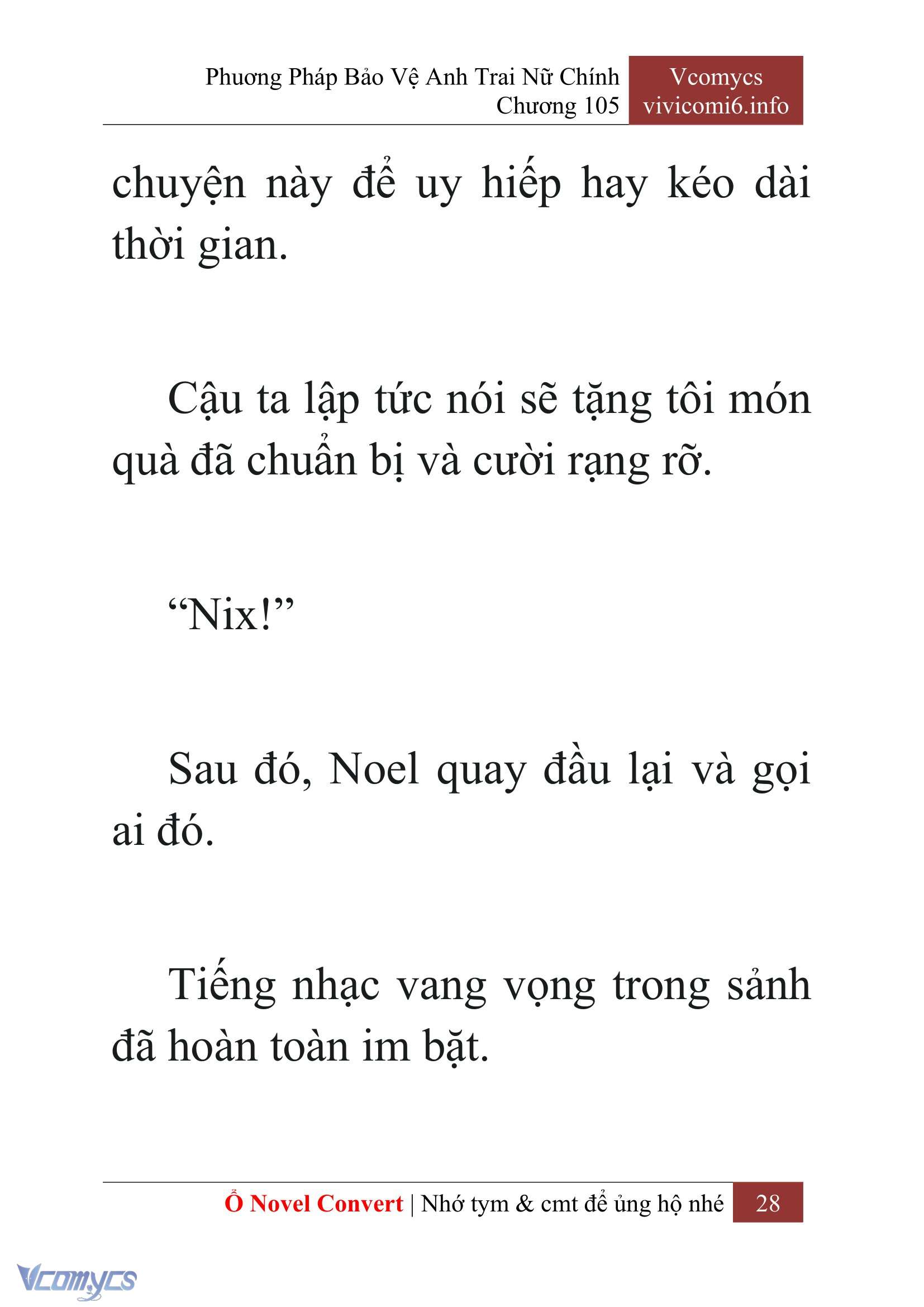 [Novel] Phương Pháp Bảo Vệ Anh Trai Nữ Chính Chap 105 - Trang 2
