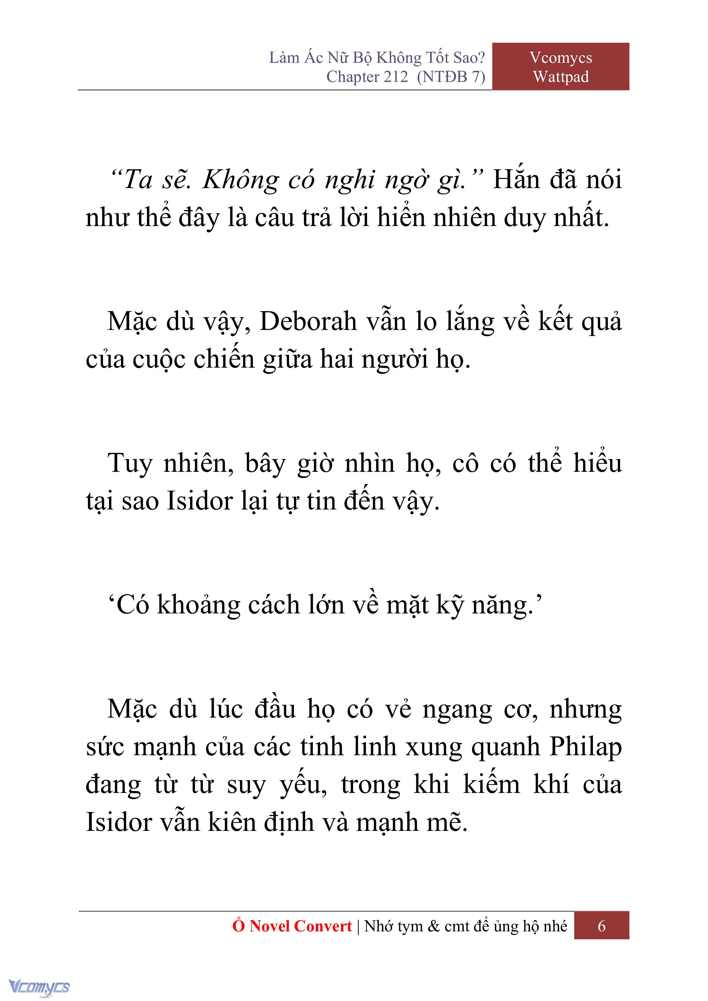 [Novel] Làm Ác Nữ Bộ Không Tốt Sao? Chap 212 - Trang 2