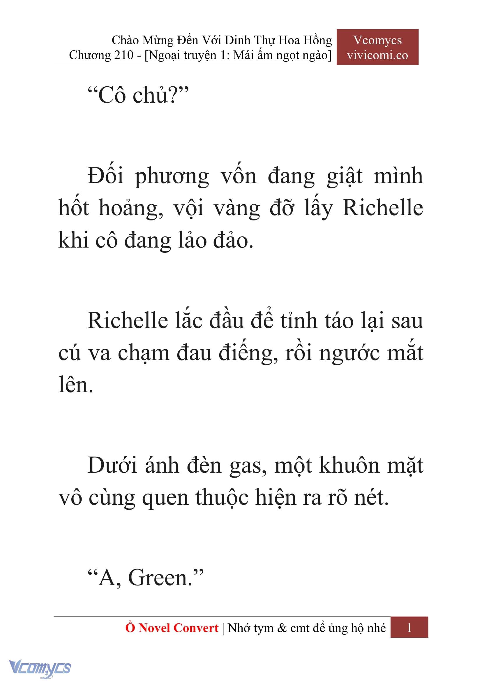 [Novel] Chào Mừng Đến Với Dinh Thự Hoa Hồng Chap 210 - Trang 2