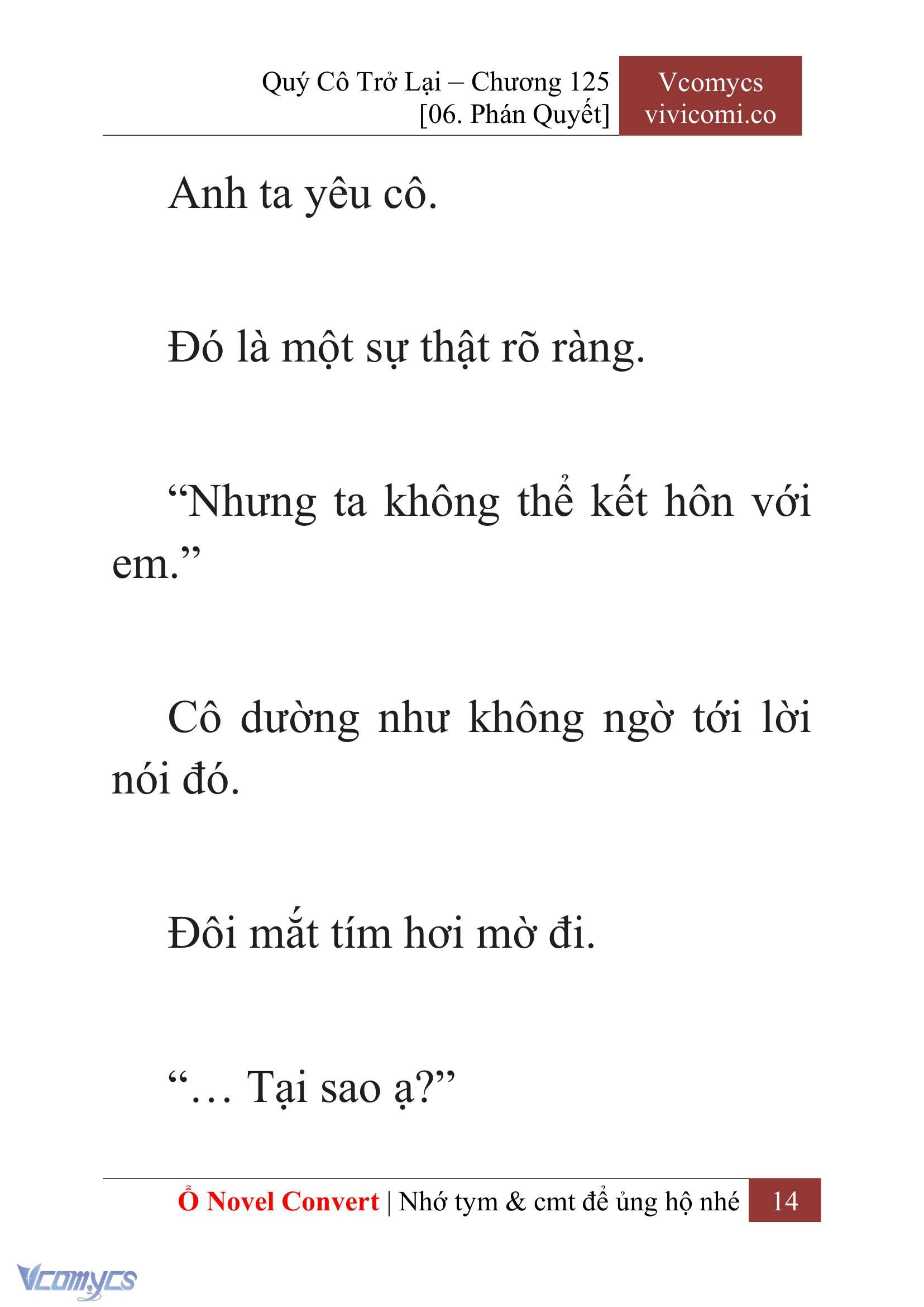 [Novel] Quý Cô Trở Lại Chap 125 - Trang 2