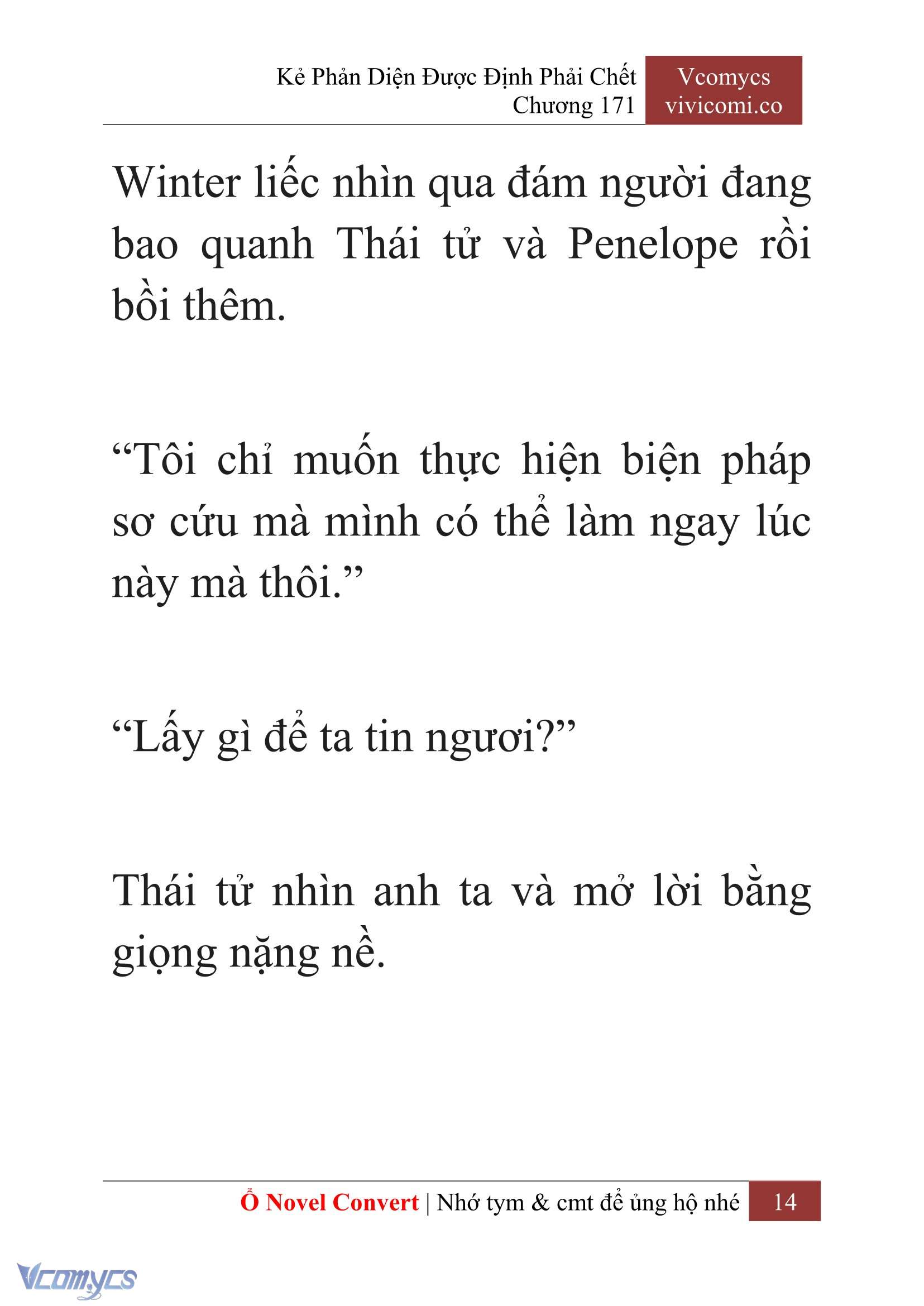 [Novel] Kẻ Phản Diện Được Định Phải Chết Chap 171 - Trang 2