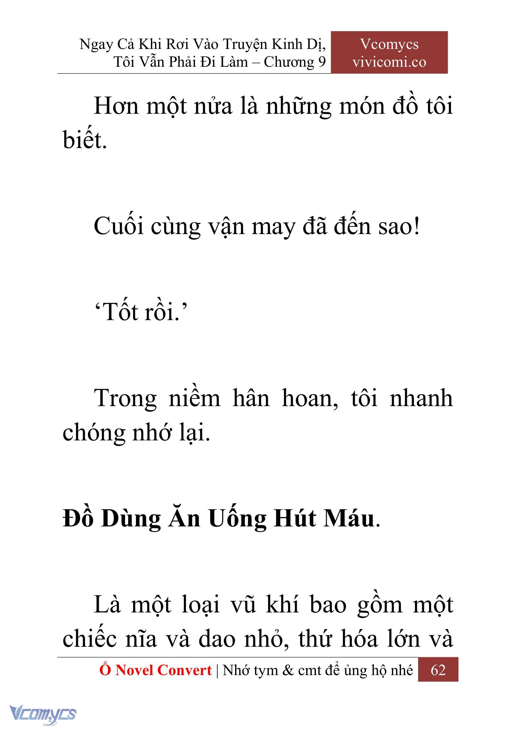 [Novel] Ngay Cả Khi Rơi Vào Truyện Kinh Dị, Tôi Vẫn Phải Đi Làm Chap 9 - Trang 2
