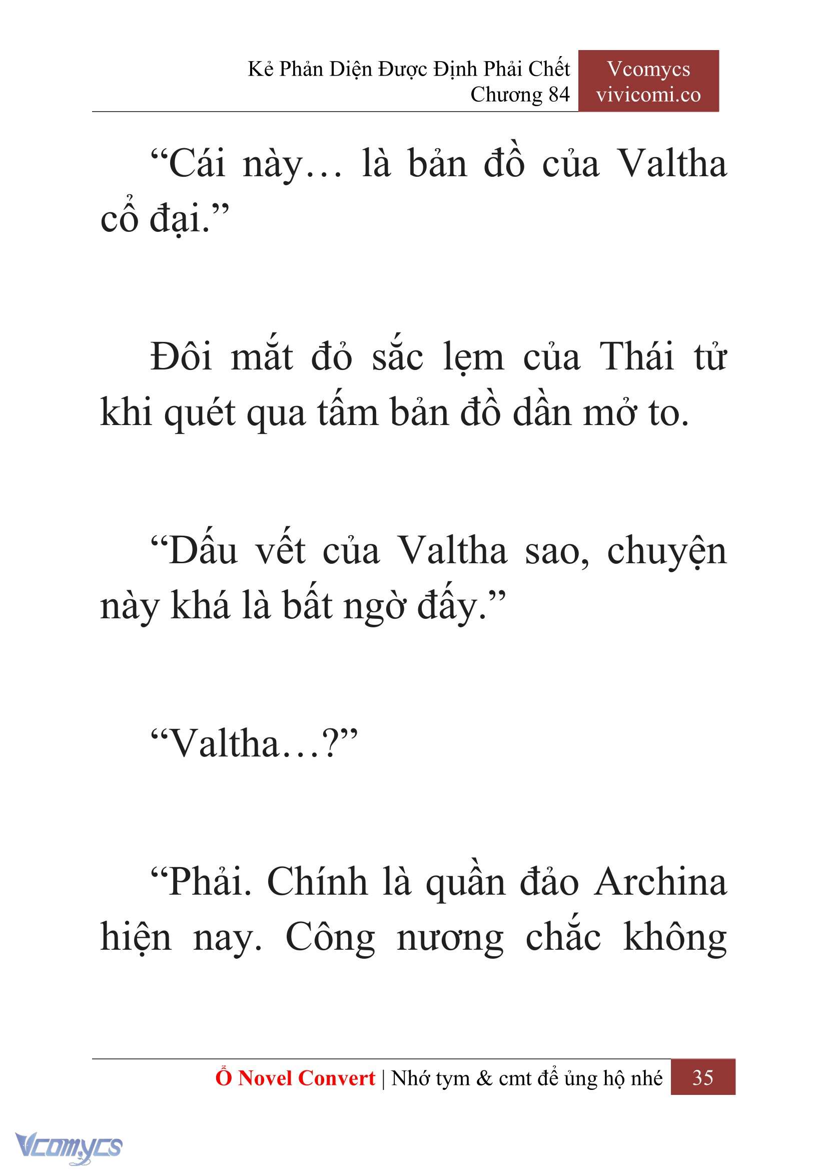 [Novel] Kẻ Phản Diện Được Định Phải Chết Chap 84 - Trang 2