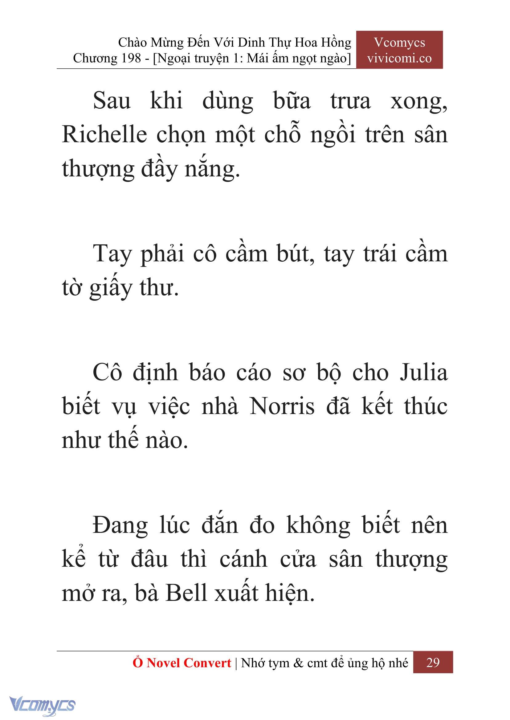 [Novel] Chào Mừng Đến Với Dinh Thự Hoa Hồng Chap 198 - Trang 2