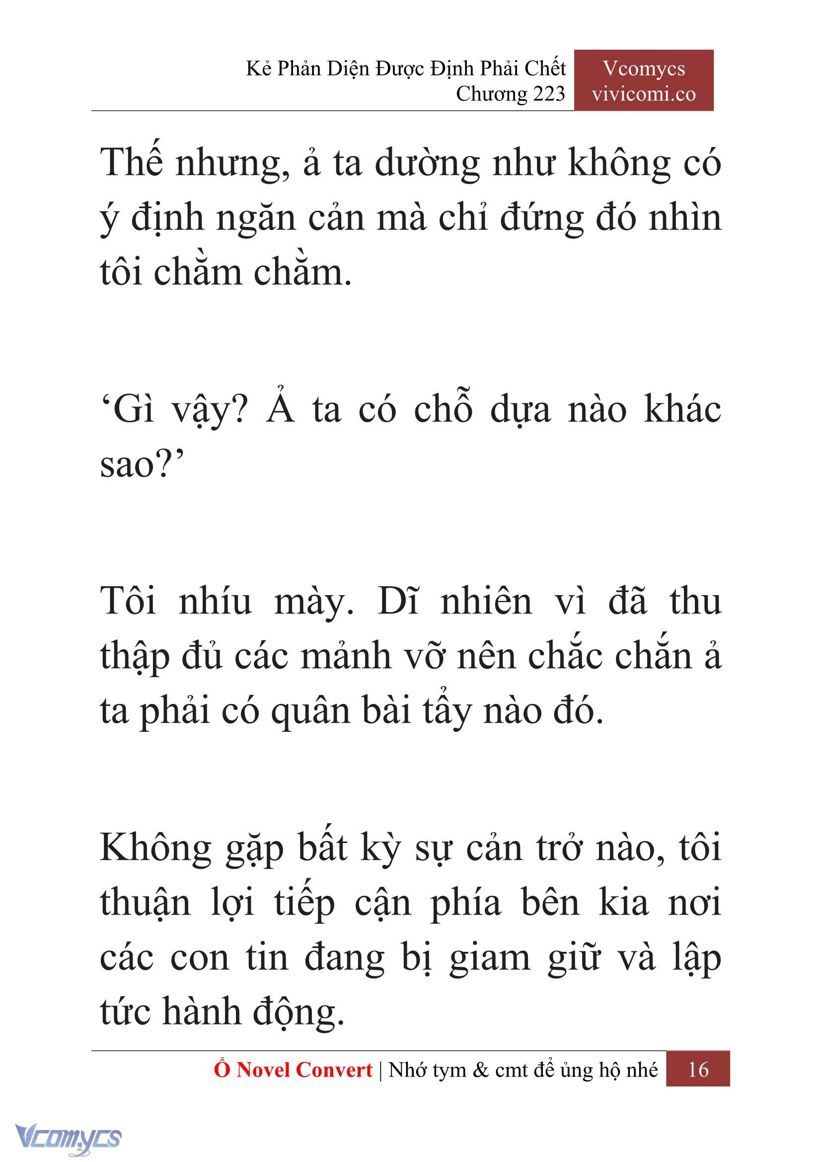 [Novel] Kẻ Phản Diện Được Định Phải Chết Chap 223 - Next Chap 224