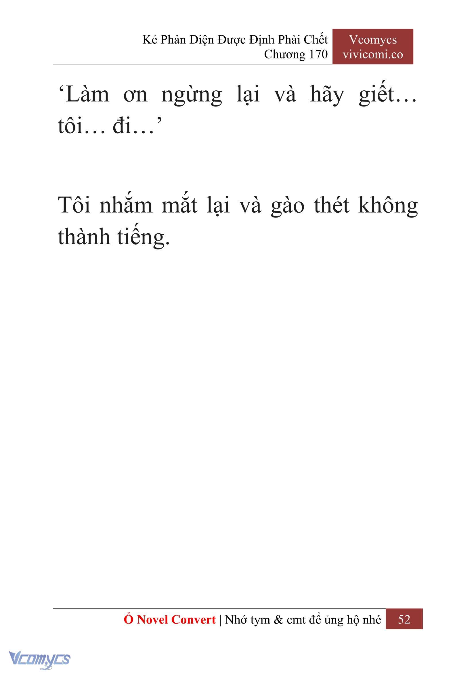 [Novel] Kẻ Phản Diện Được Định Phải Chết Chap 170 - Trang 2