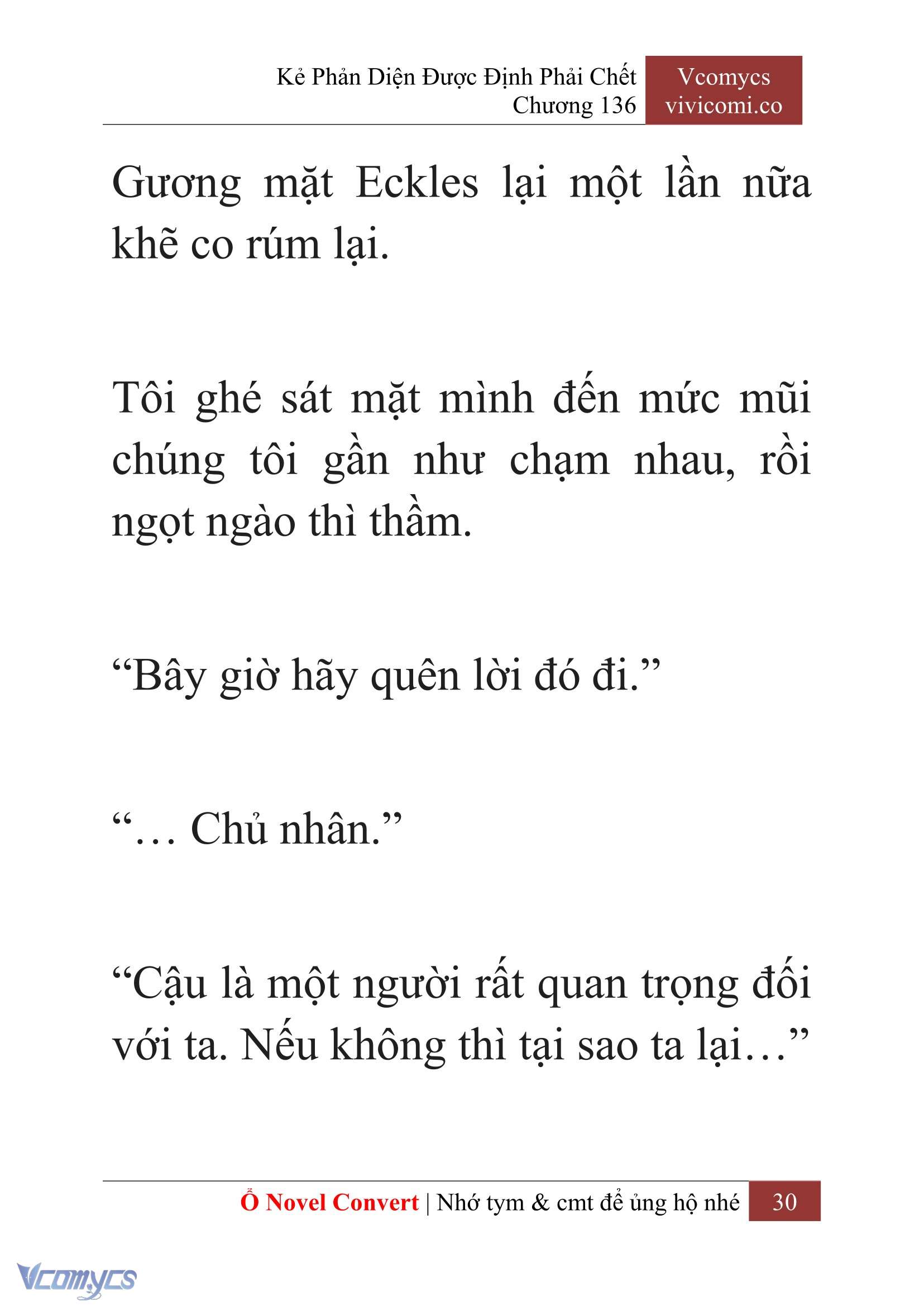 [Novel] Kẻ Phản Diện Được Định Phải Chết Chap 136 - Trang 2