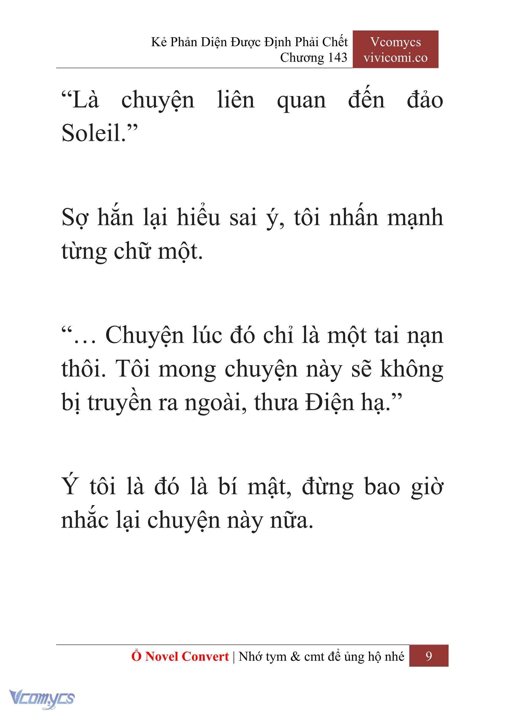[Novel] Kẻ Phản Diện Được Định Phải Chết Chap 143 - Next Chap 144