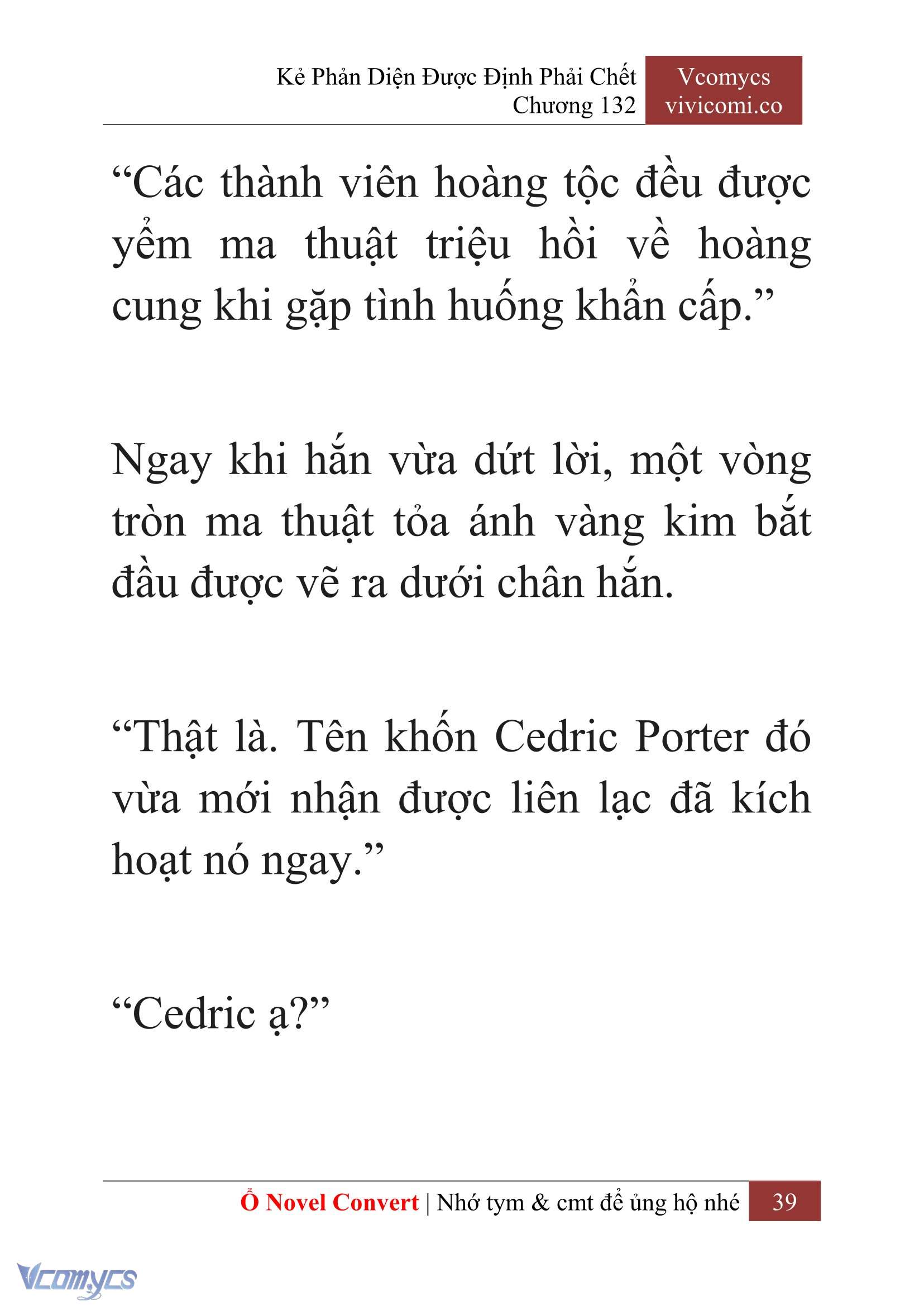 [Novel] Kẻ Phản Diện Được Định Phải Chết Chap 132 - Trang 2