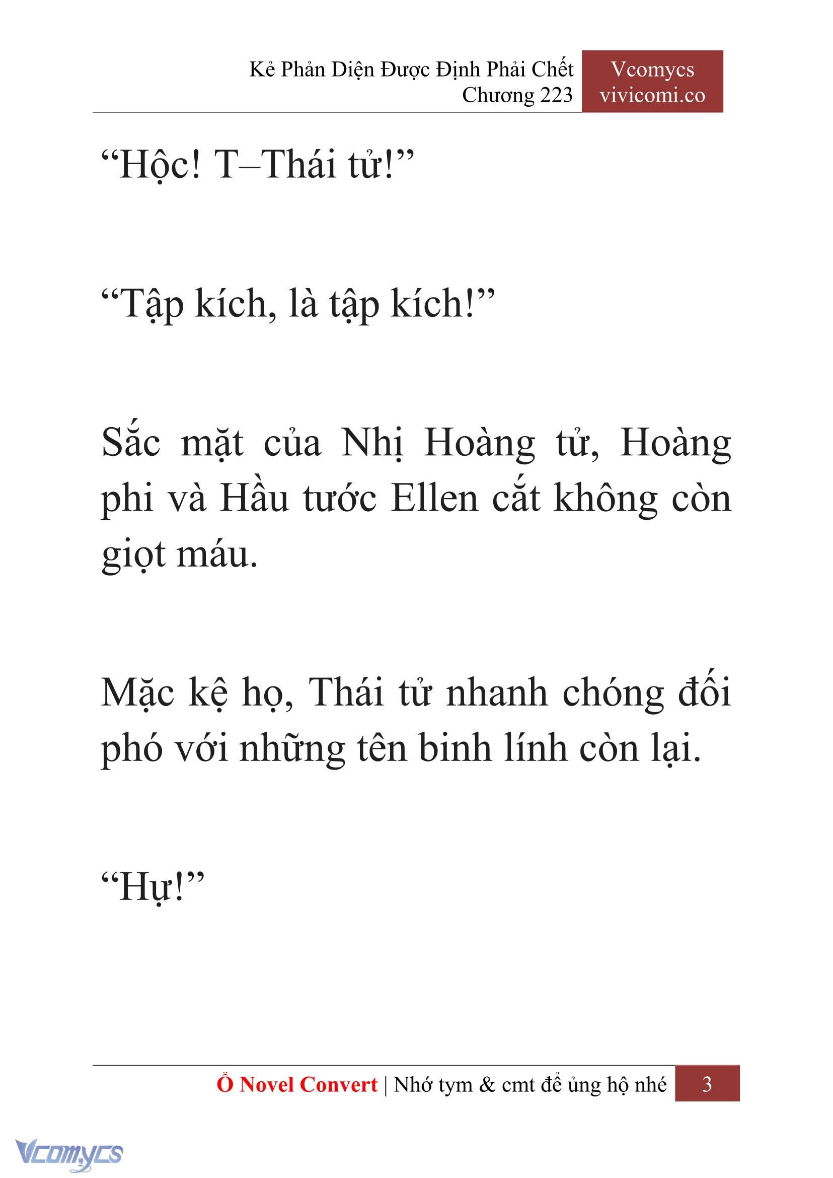 [Novel] Kẻ Phản Diện Được Định Phải Chết Chap 223 - Next Chap 224