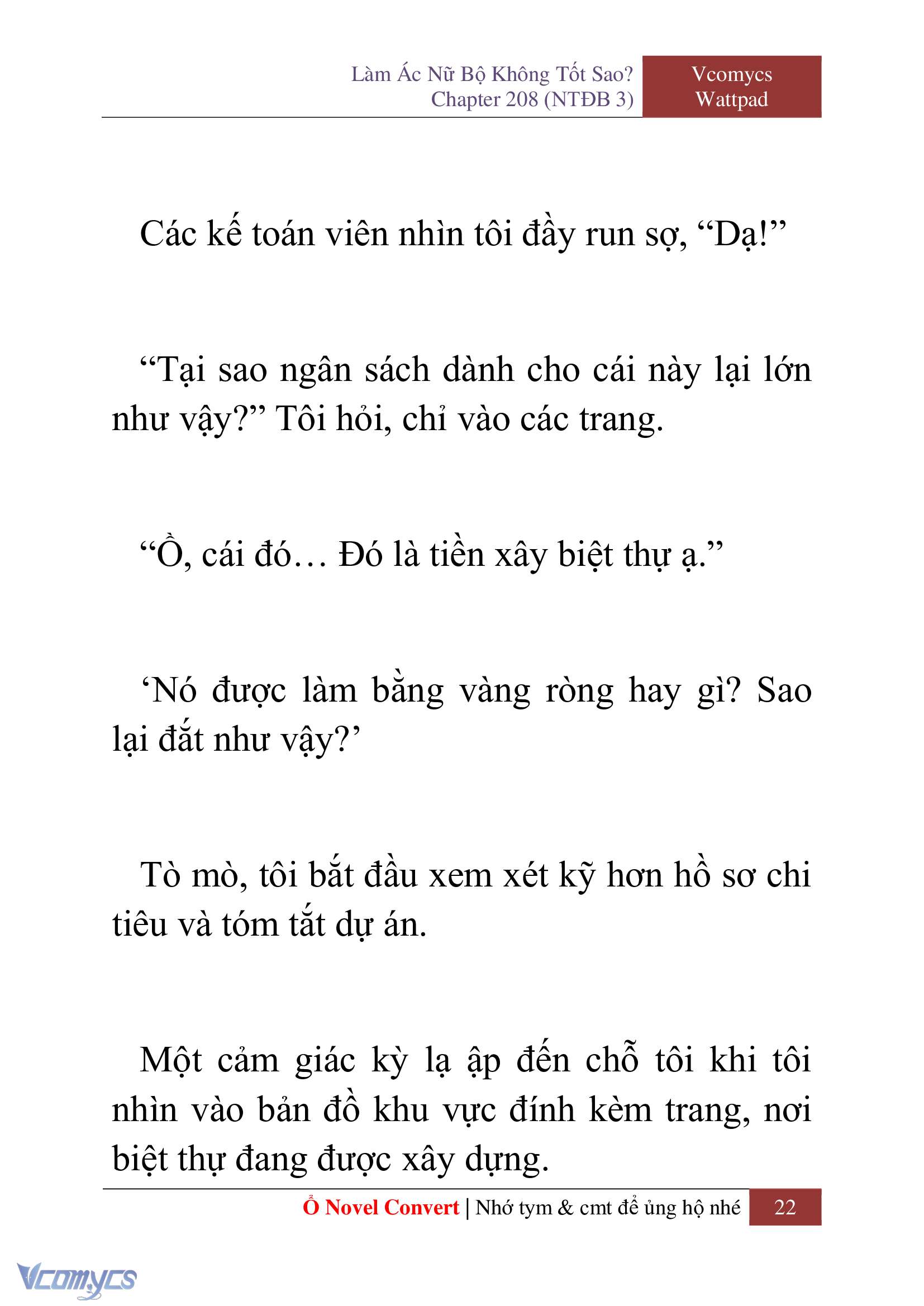 [Novel] Làm Ác Nữ Bộ Không Tốt Sao? Chap 208 - Trang 2