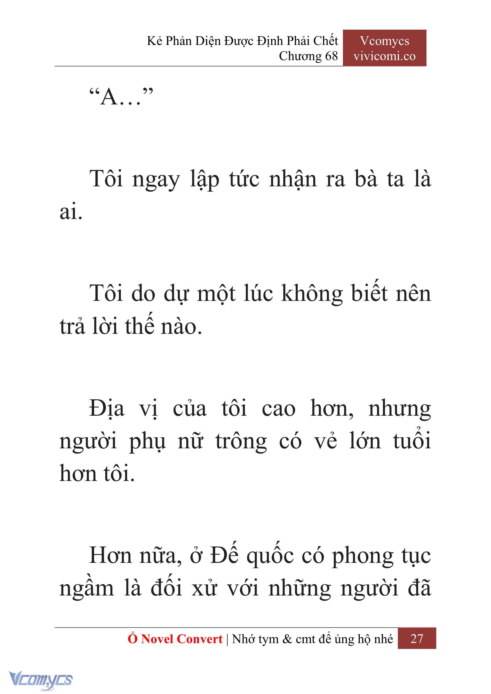 [Novel] Kẻ Phản Diện Được Định Phải Chết Chap 68 - Trang 2
