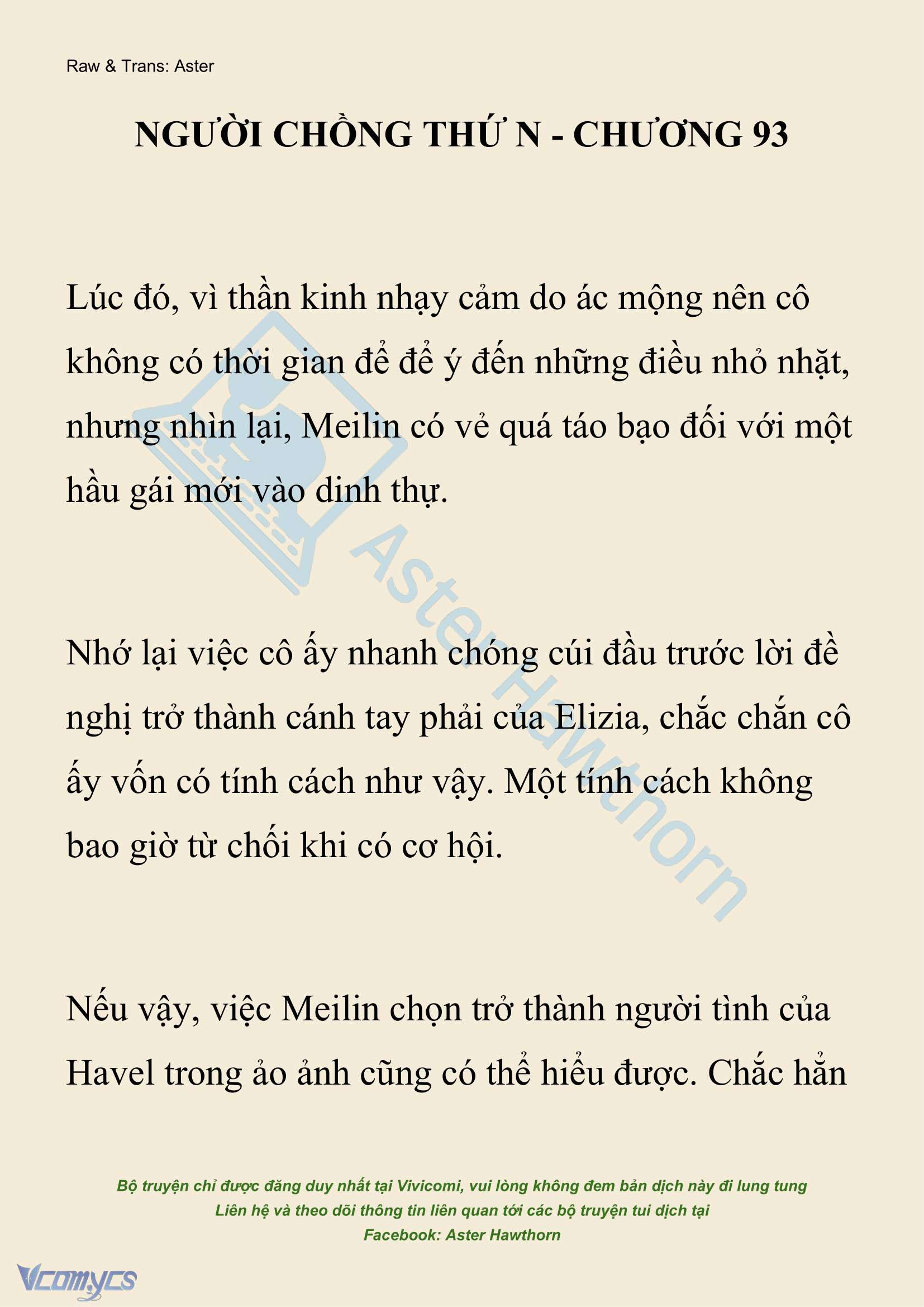 [NOVEL] Người Chồng Thứ N Chap 93 - Trang 2