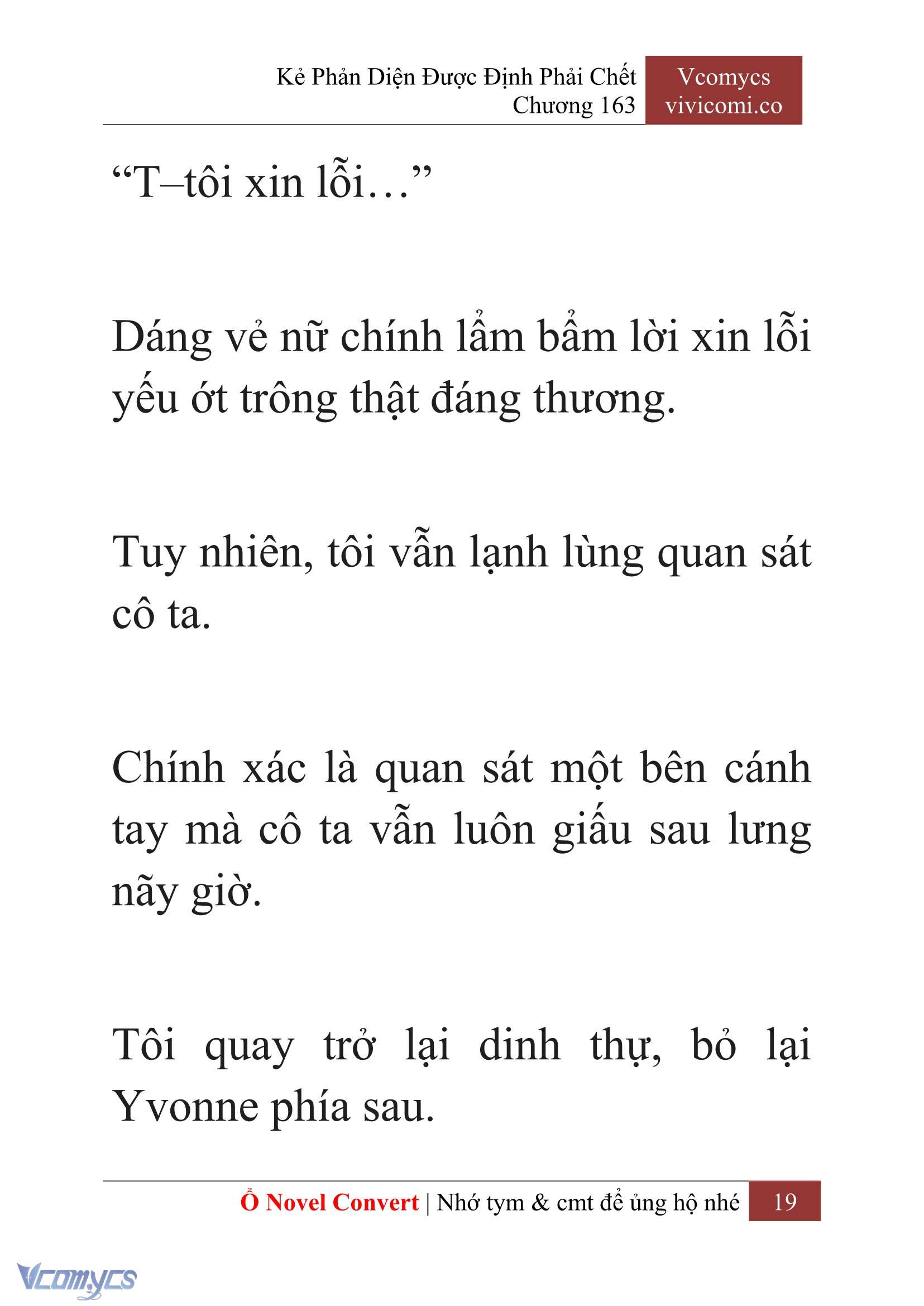 [Novel] Kẻ Phản Diện Được Định Phải Chết Chap 163 - Trang 2