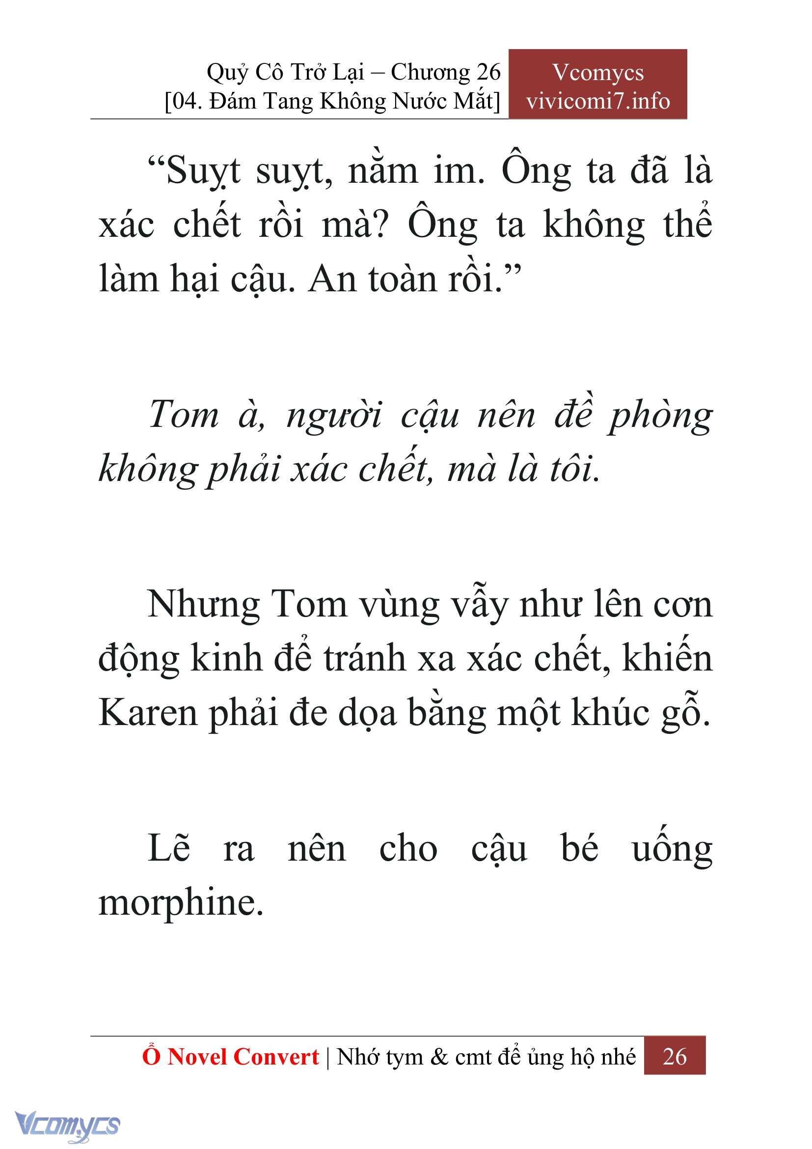 [Novel] Quý Cô Trở Lại Chap 26 - Trang 2