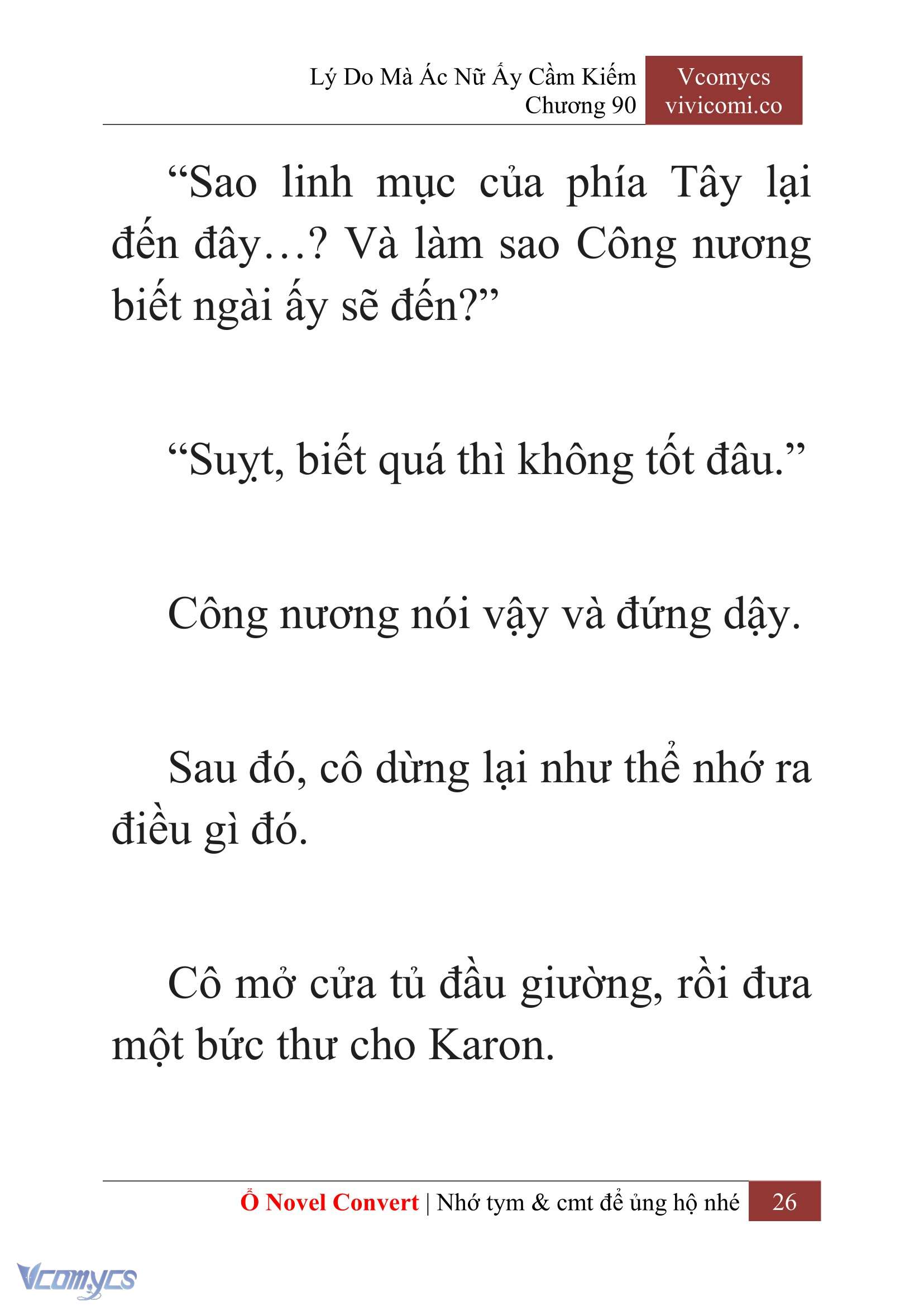 [Novel] Lý Do Mà Ác Nữ Ấy Cầm Kiếm Chap 90 - Next Chap 91