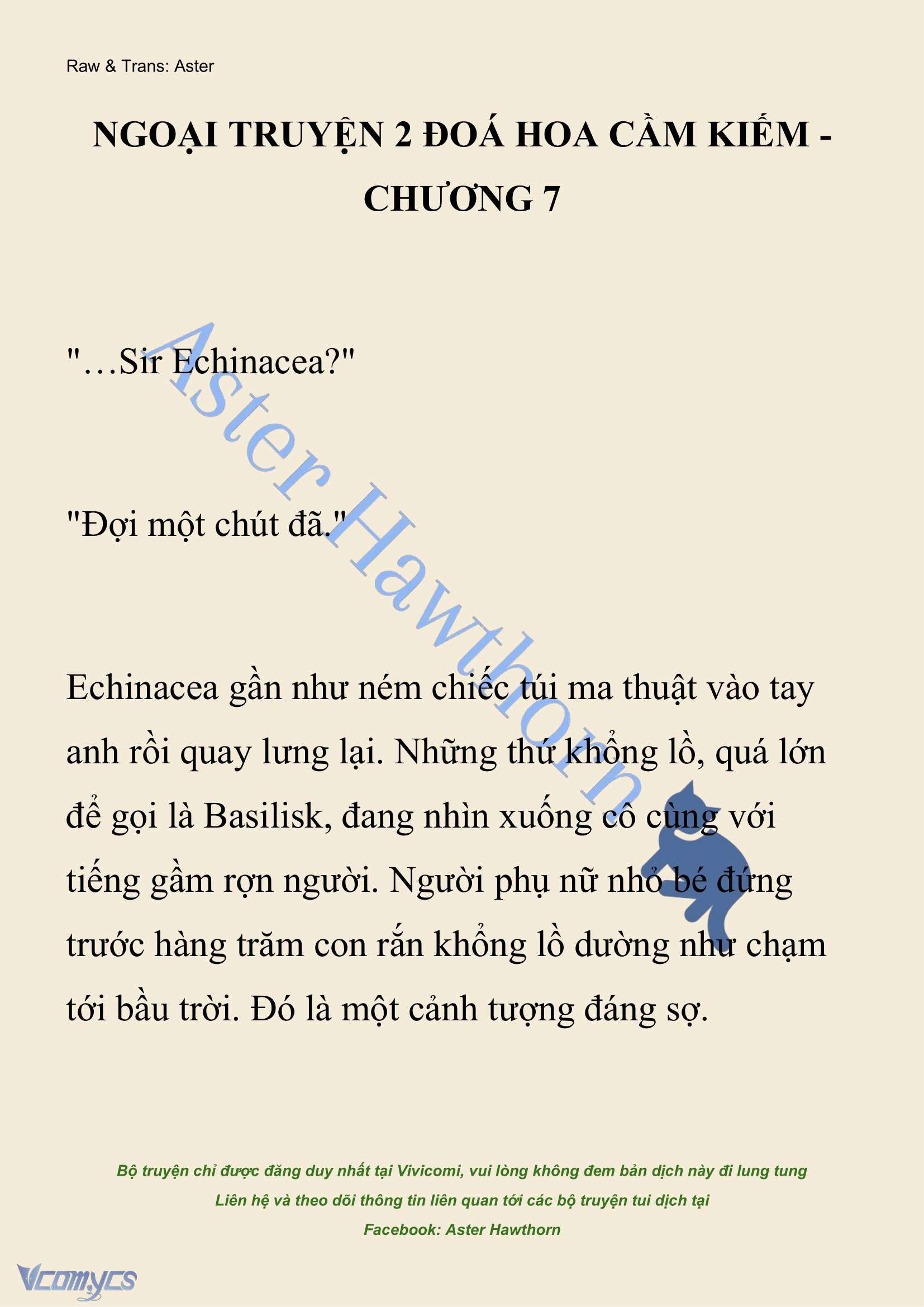 [NOVEL] Đóa Hoa Cầm Kiếm Chap 205 - Next Chap 206