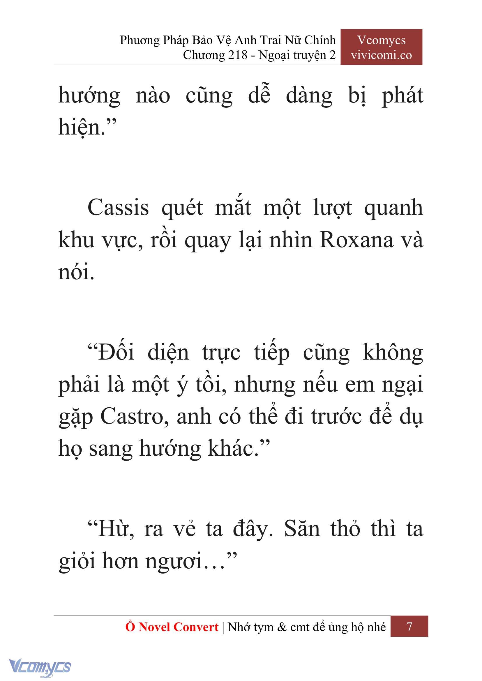 [Novel] Phương Pháp Bảo Vệ Anh Trai Nữ Chính Chap 218 - Trang 2