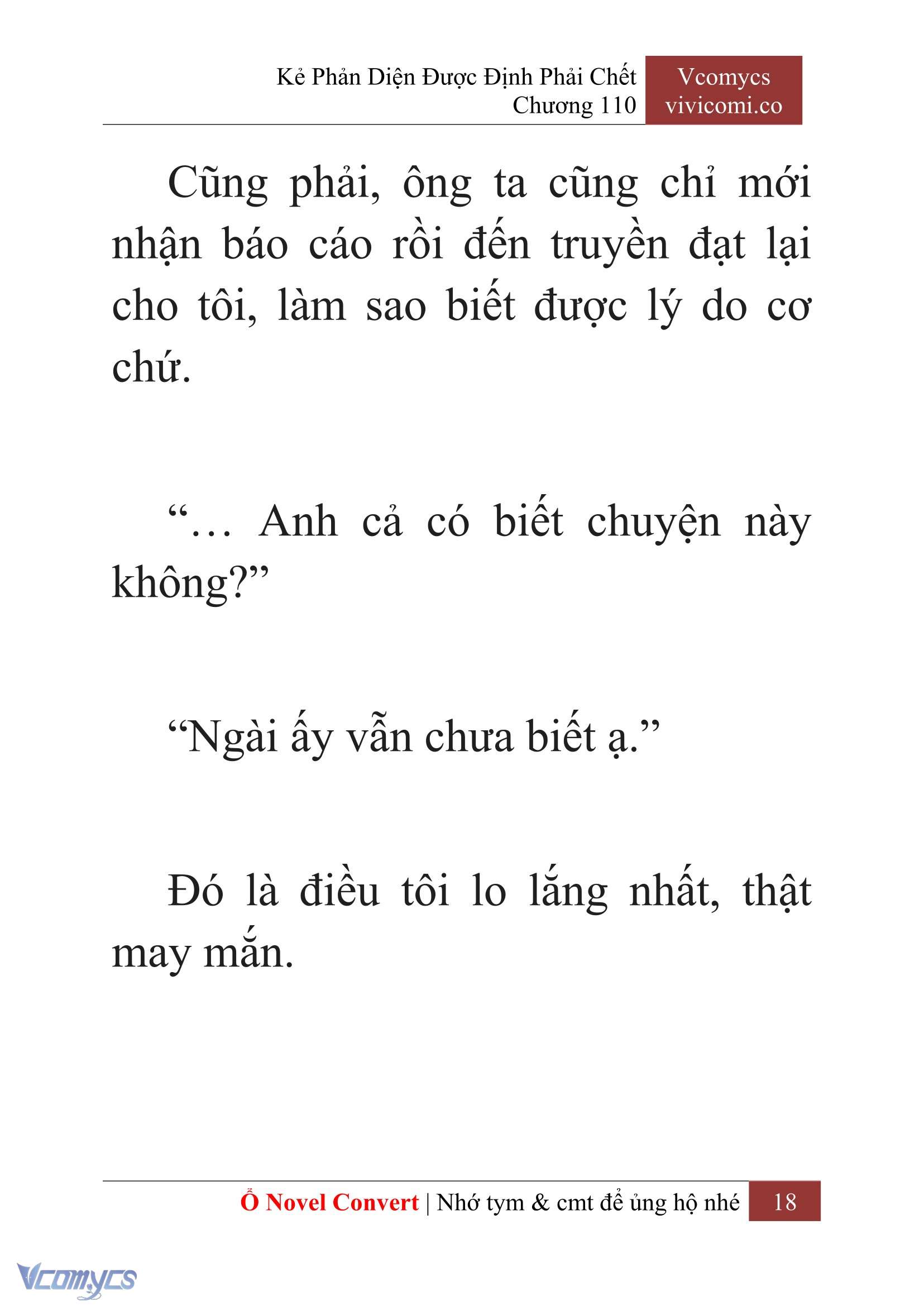 [Novel] Kẻ Phản Diện Được Định Phải Chết Chap 110 - Next Chap 111