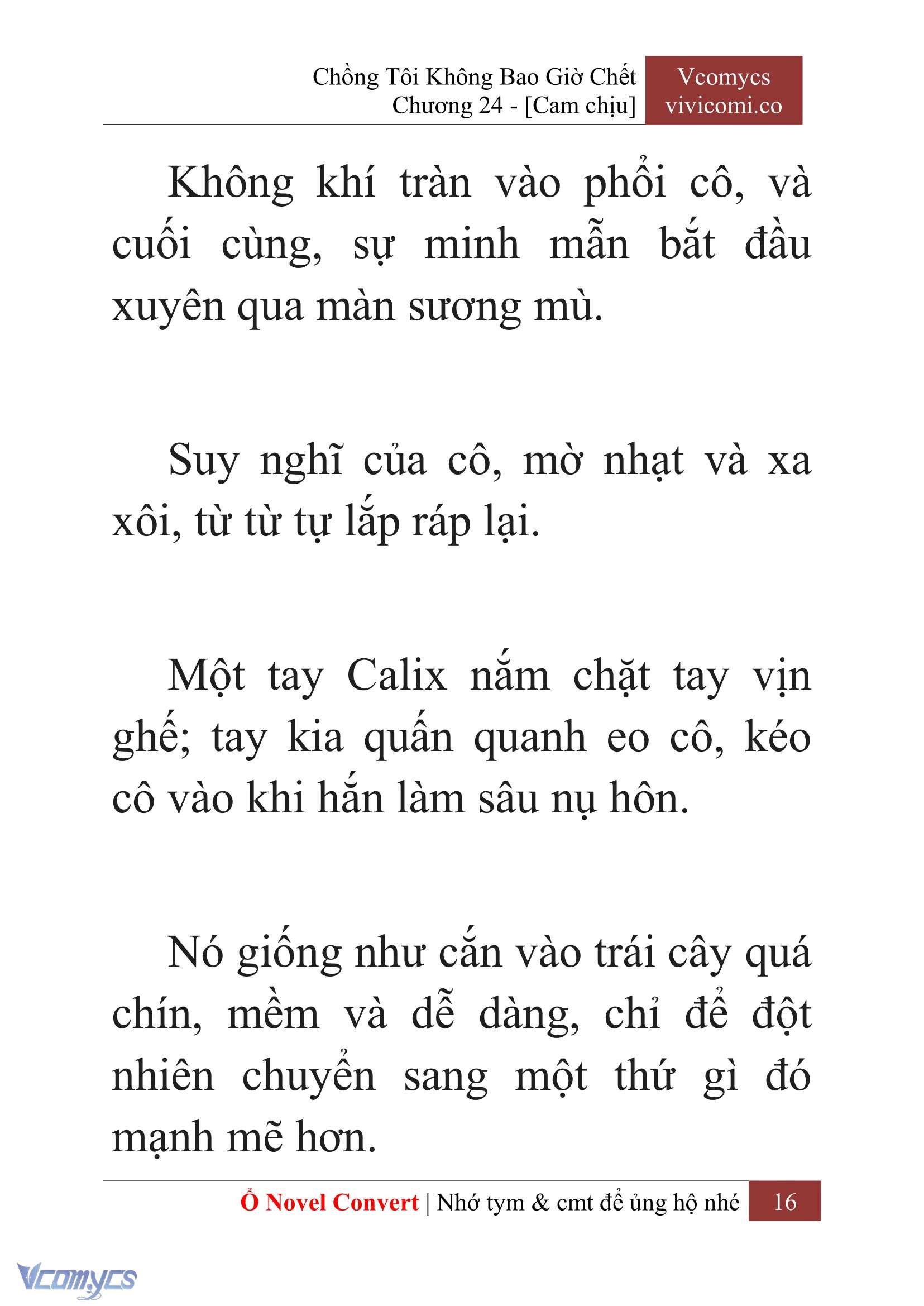 [Novel] Chồng Tôi Không Bao Giờ Chết Chap 24 - Trang 2