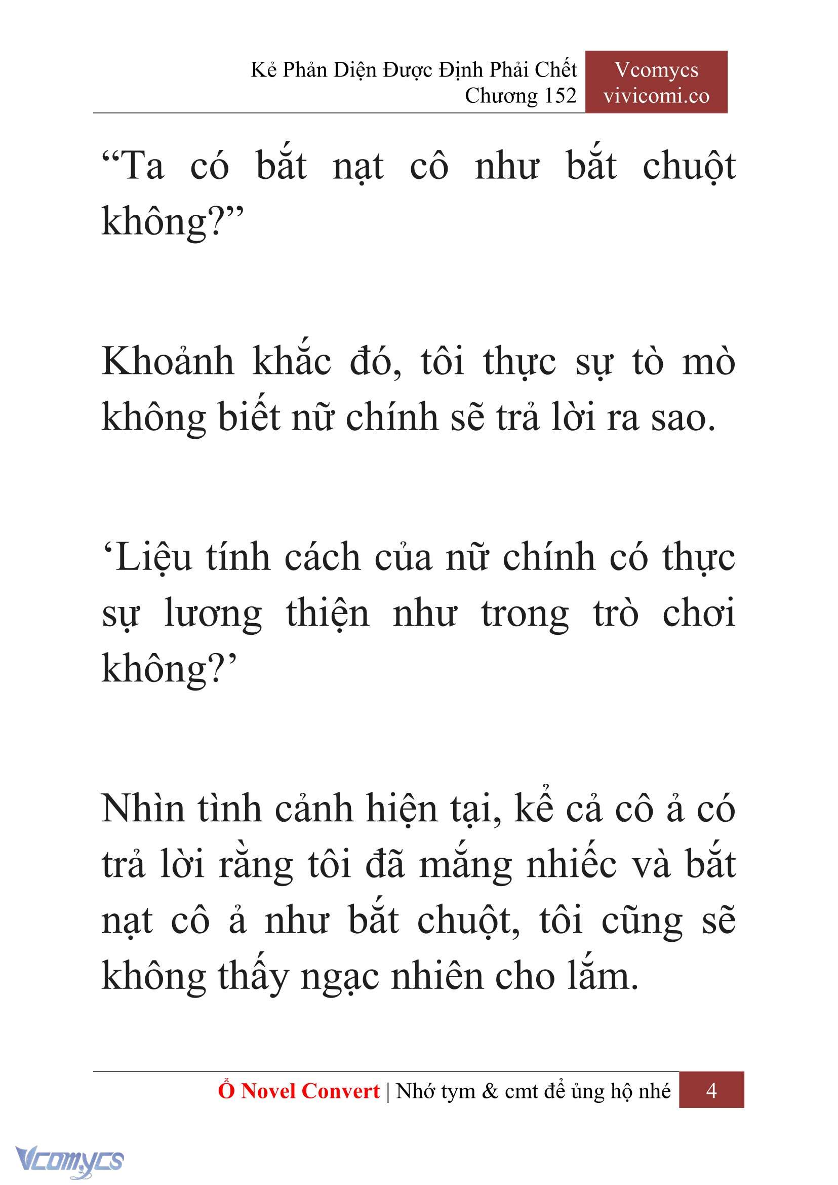 [Novel] Kẻ Phản Diện Được Định Phải Chết Chap 152 - Next Chap 153