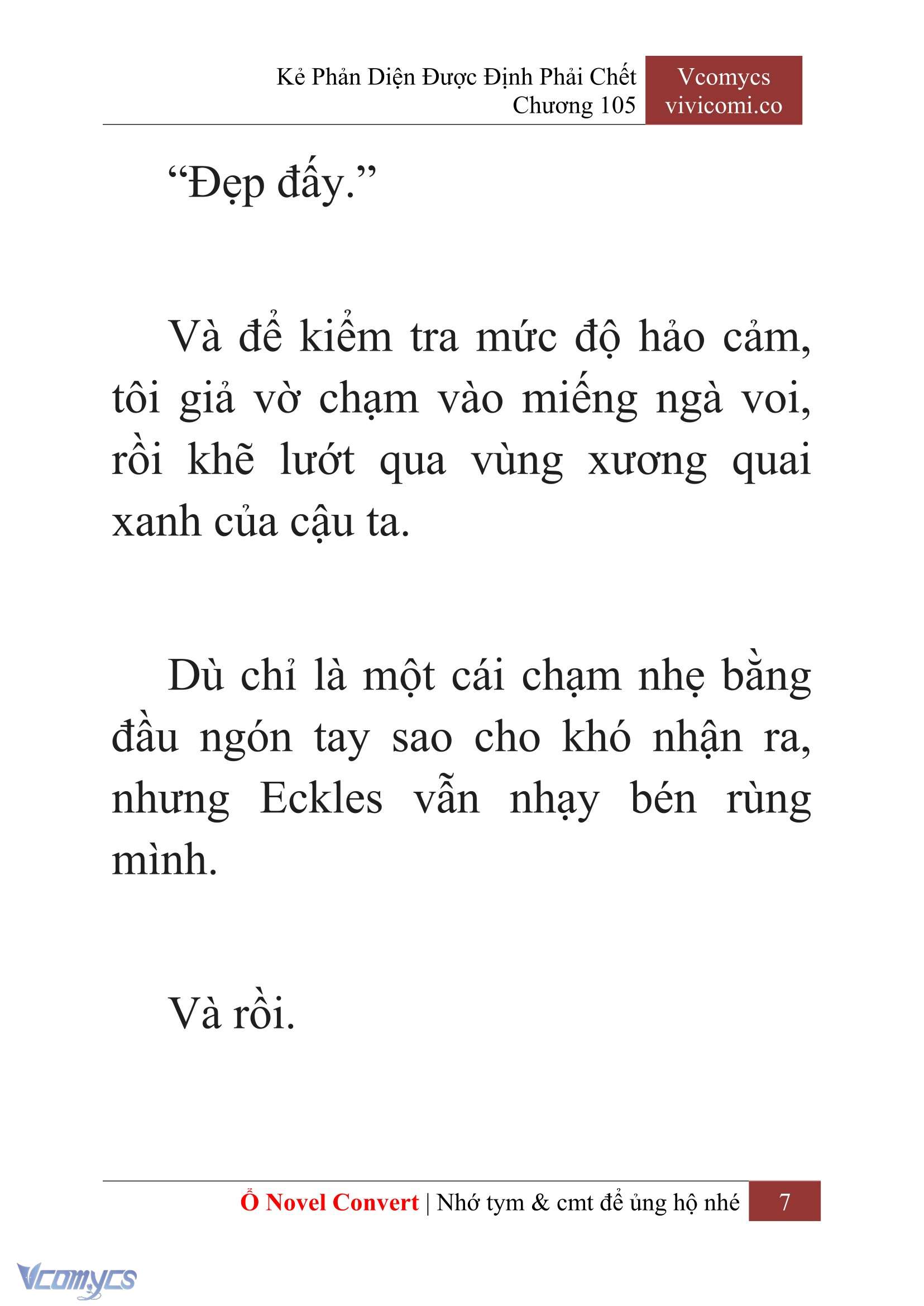 [Novel] Kẻ Phản Diện Được Định Phải Chết Chap 105 - Next Chap 106
