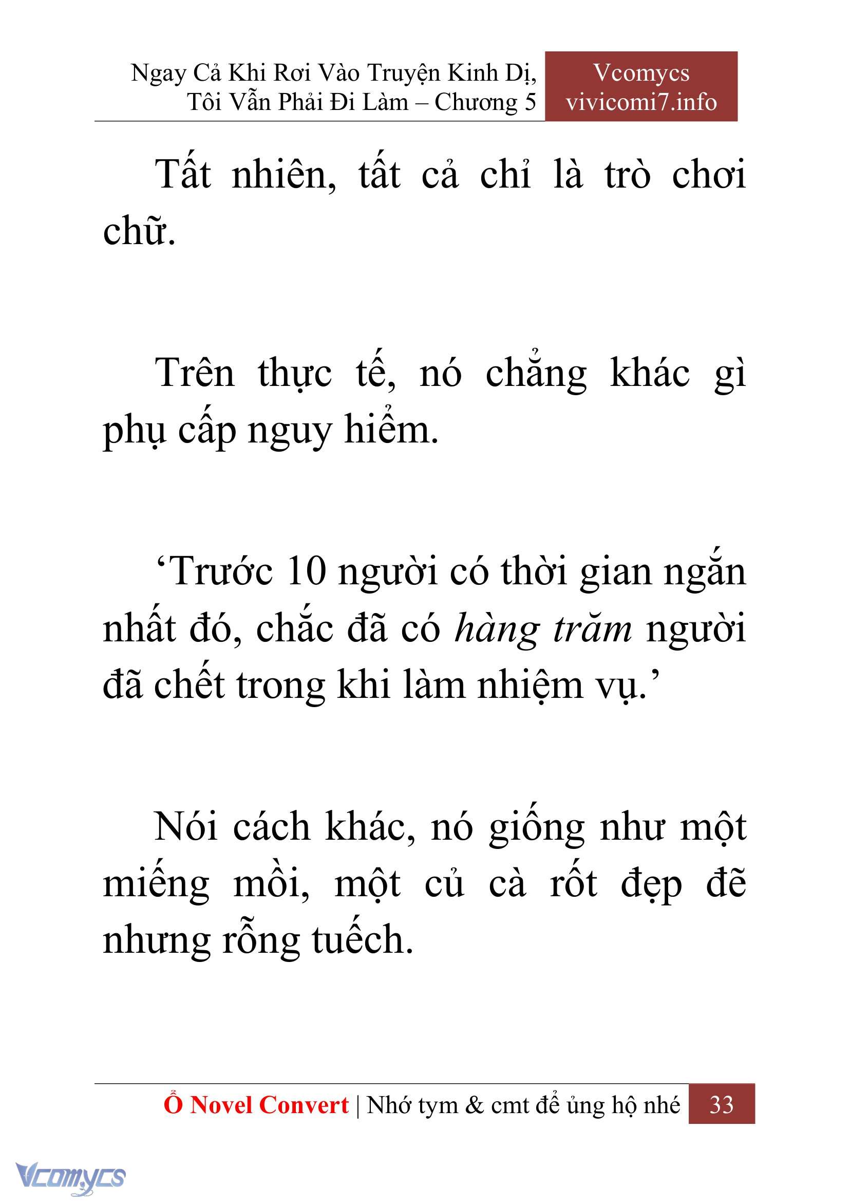 [Novel] Ngay Cả Khi Rơi Vào Truyện Kinh Dị, Tôi Vẫn Phải Đi Làm Chap 5 - Trang 2