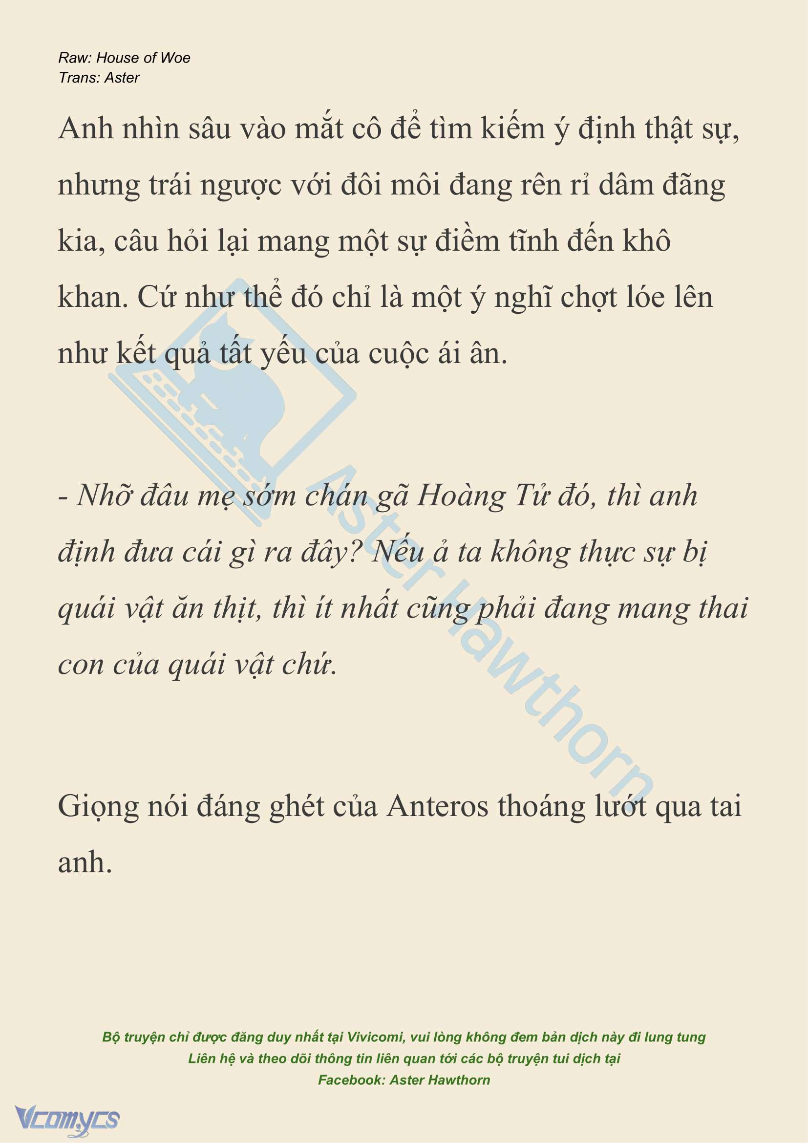 [NOVEL] Dành Cho Các Nữ Thần: Dành cho Psyche Chap 27 - Trang 2
